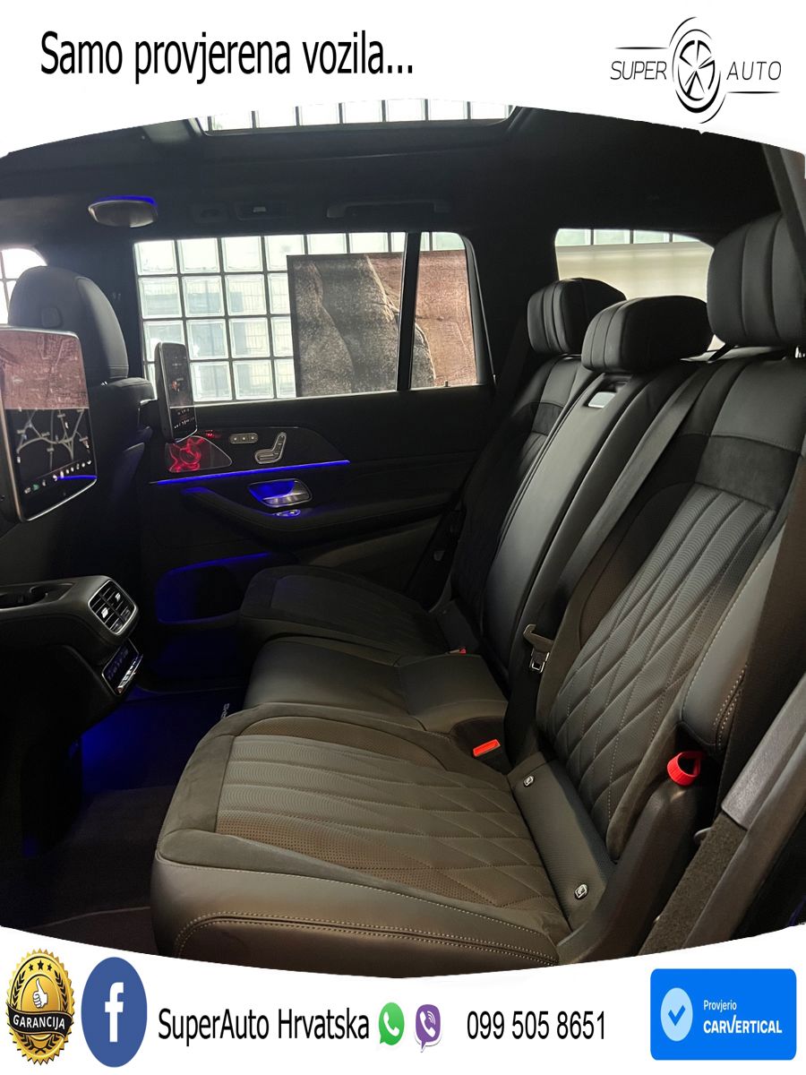 Mercedes-Benz GLS AMG GLS 63 V8 EQ Boost 4MATIC+ AMG SPEEDSHIFT TCT 9G ACC+HEAD+4xGR SJED+360+PANO