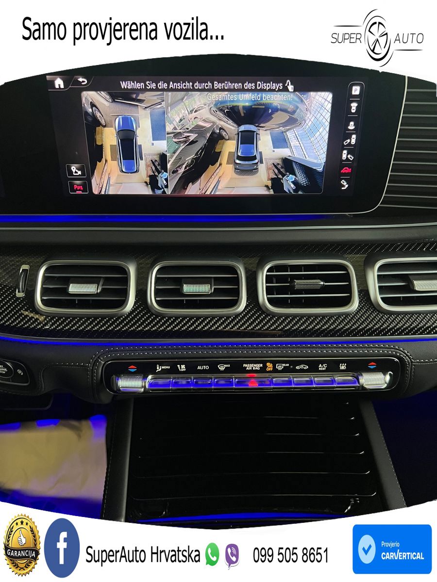 Mercedes-Benz GLS AMG GLS 63 V8 EQ Boost 4MATIC+ AMG SPEEDSHIFT TCT 9G ACC+HEAD+4xGR SJED+360+PANO