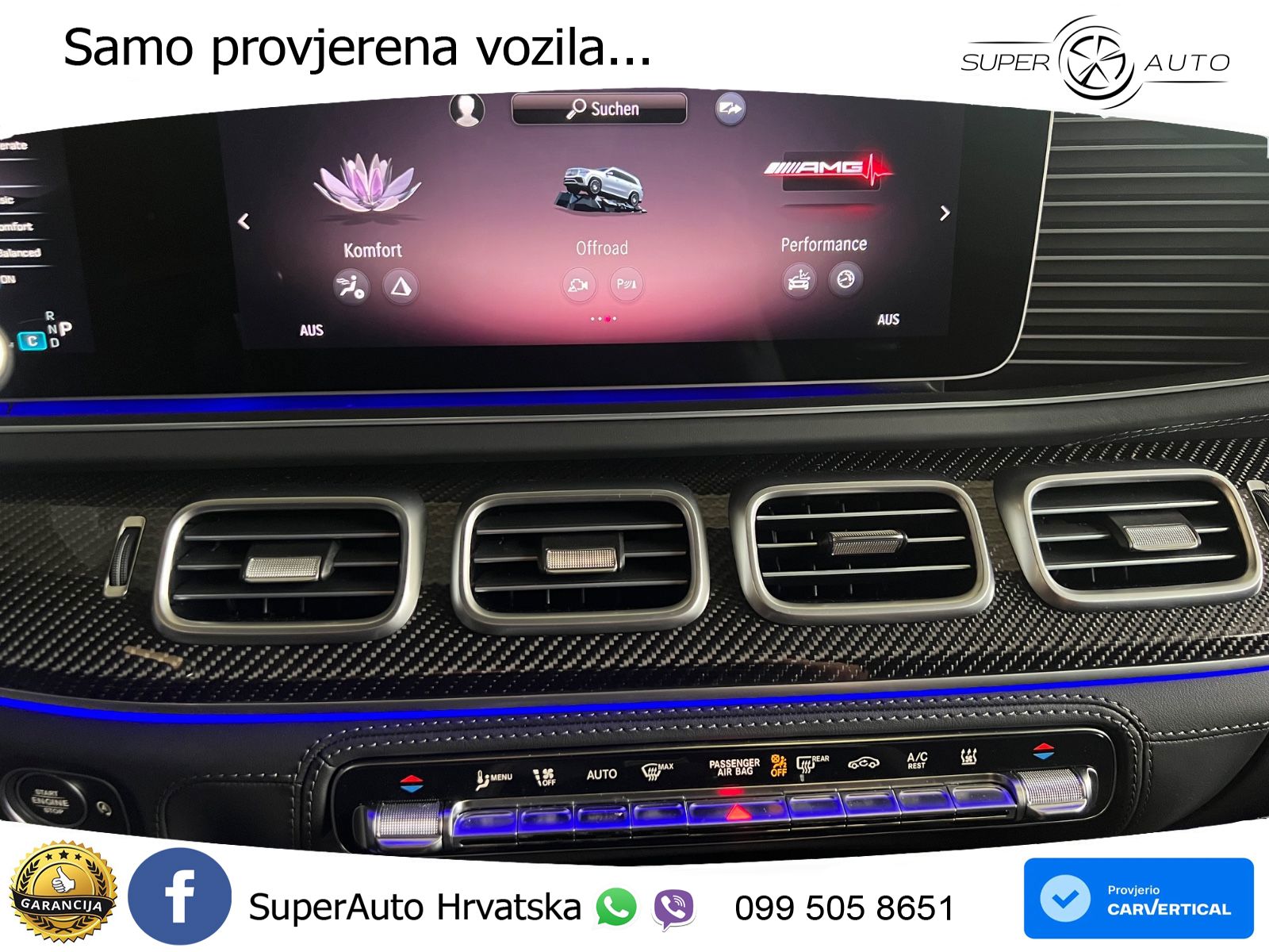 Mercedes-Benz GLS AMG GLS 63 V8 EQ Boost 4MATIC+ AMG SPEEDSHIFT TCT 9G ACC+HEAD+4xGR SJED+360+PANO