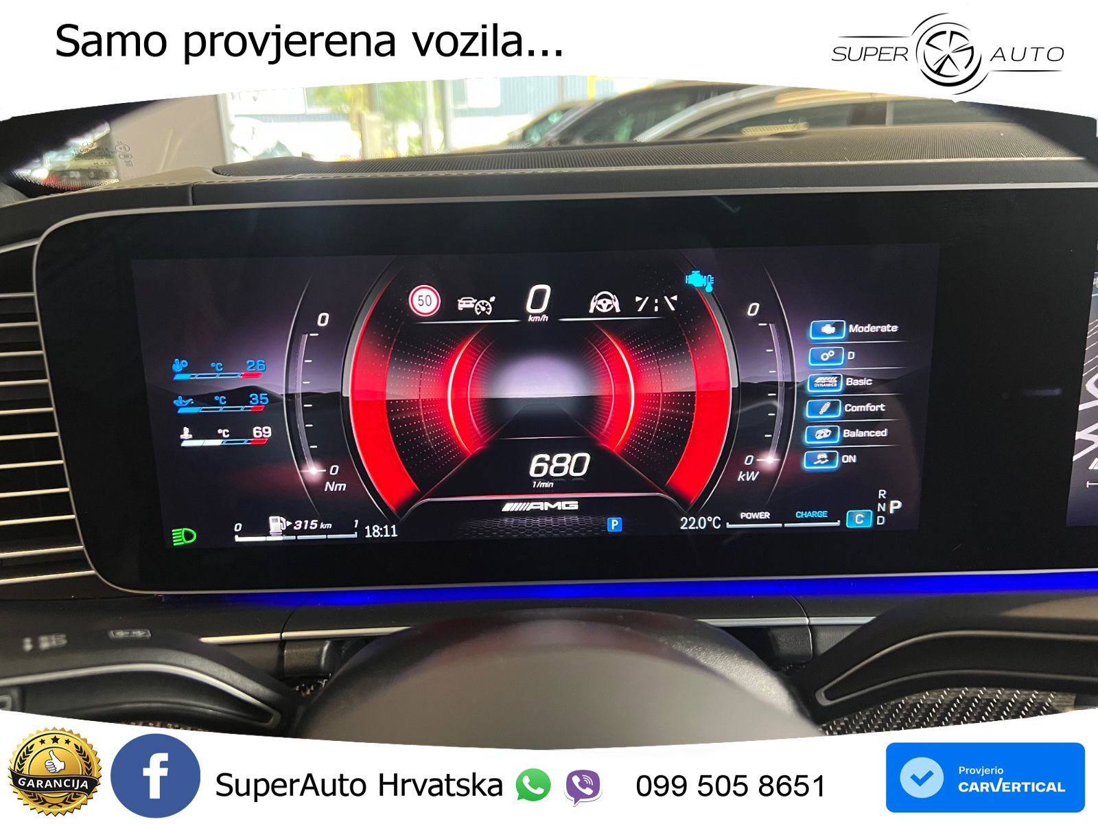 Mercedes-Benz GLS AMG GLS 63 V8 EQ Boost 4MATIC+ AMG SPEEDSHIFT TCT 9G ACC+HEAD+4xGR SJED+360+PANO