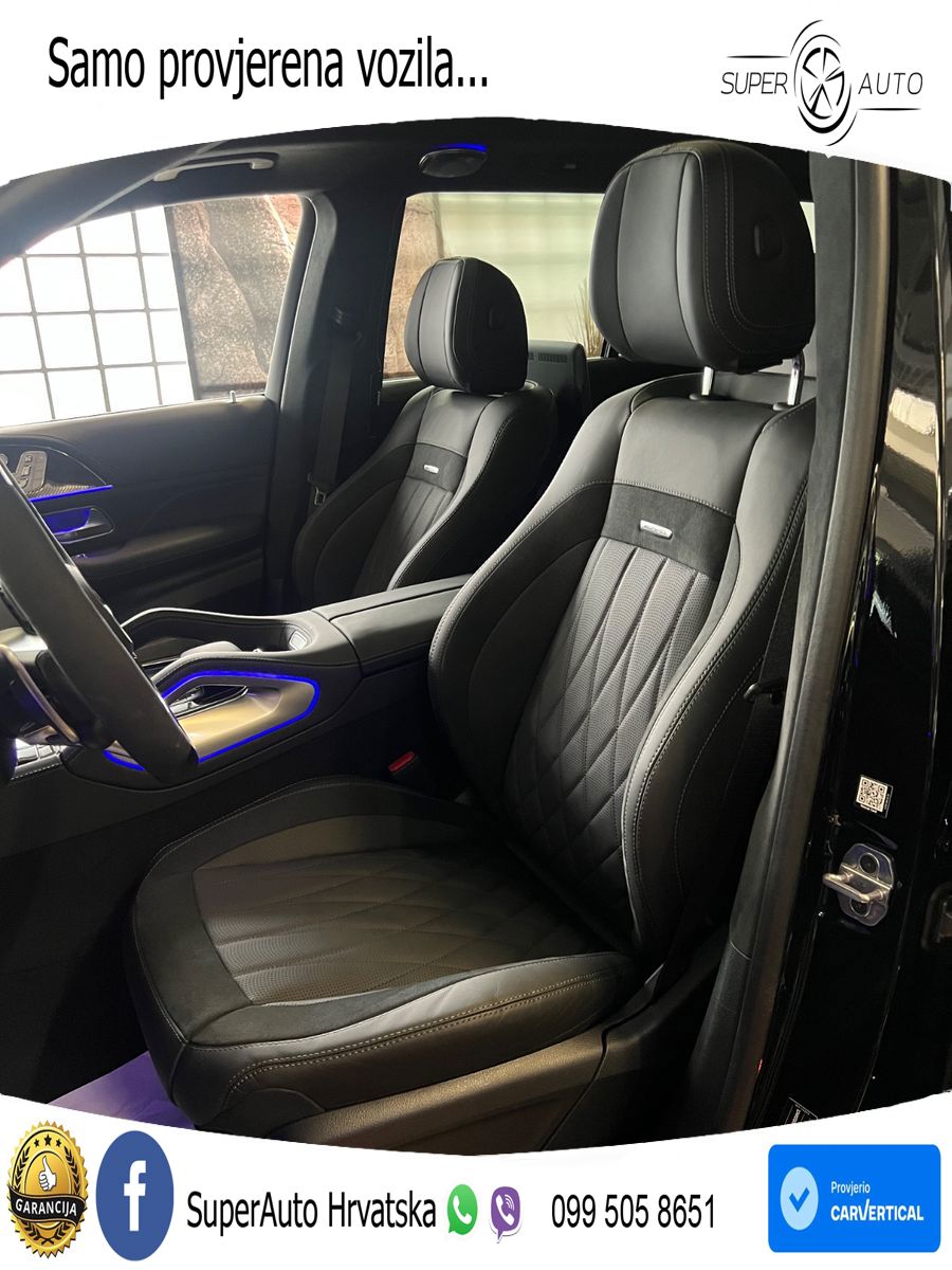 Mercedes-Benz GLS AMG GLS 63 V8 EQ Boost 4MATIC+ AMG SPEEDSHIFT TCT 9G ACC+HEAD+4xGR SJED+360+PANO