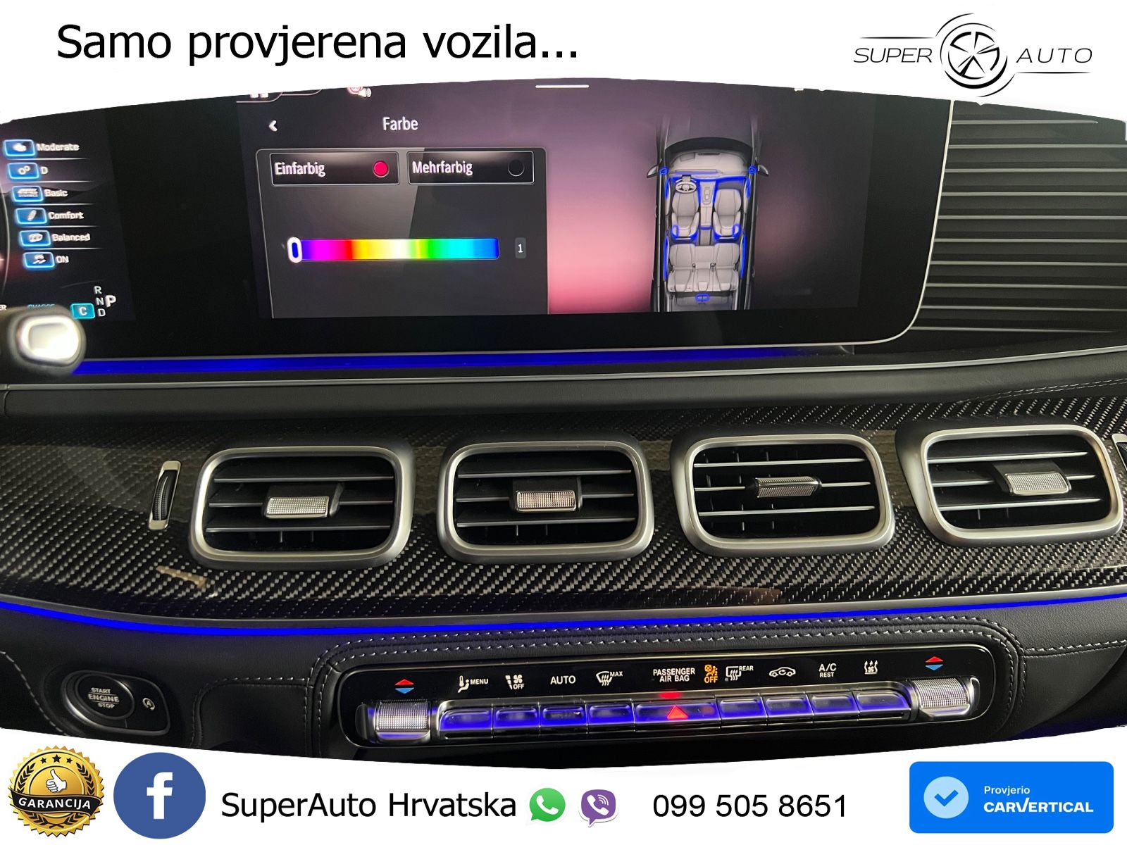 Mercedes-Benz GLS AMG GLS 63 V8 EQ Boost 4MATIC+ AMG SPEEDSHIFT TCT 9G ACC+HEAD+4xGR SJED+360+PANO