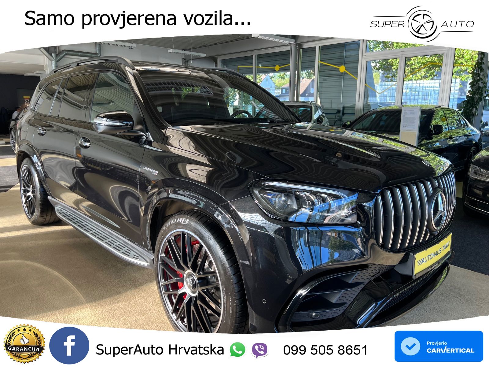 Mercedes-Benz GLS AMG GLS 63 V8 EQ Boost 4MATIC+ AMG SPEEDSHIFT TCT 9G ACC+HEAD+4xGR SJED+360+PANO