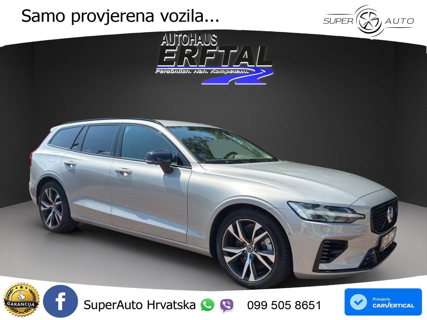 Volvo V60 2.0 T8 AWD Geartronic LED+GR SJED+ACC