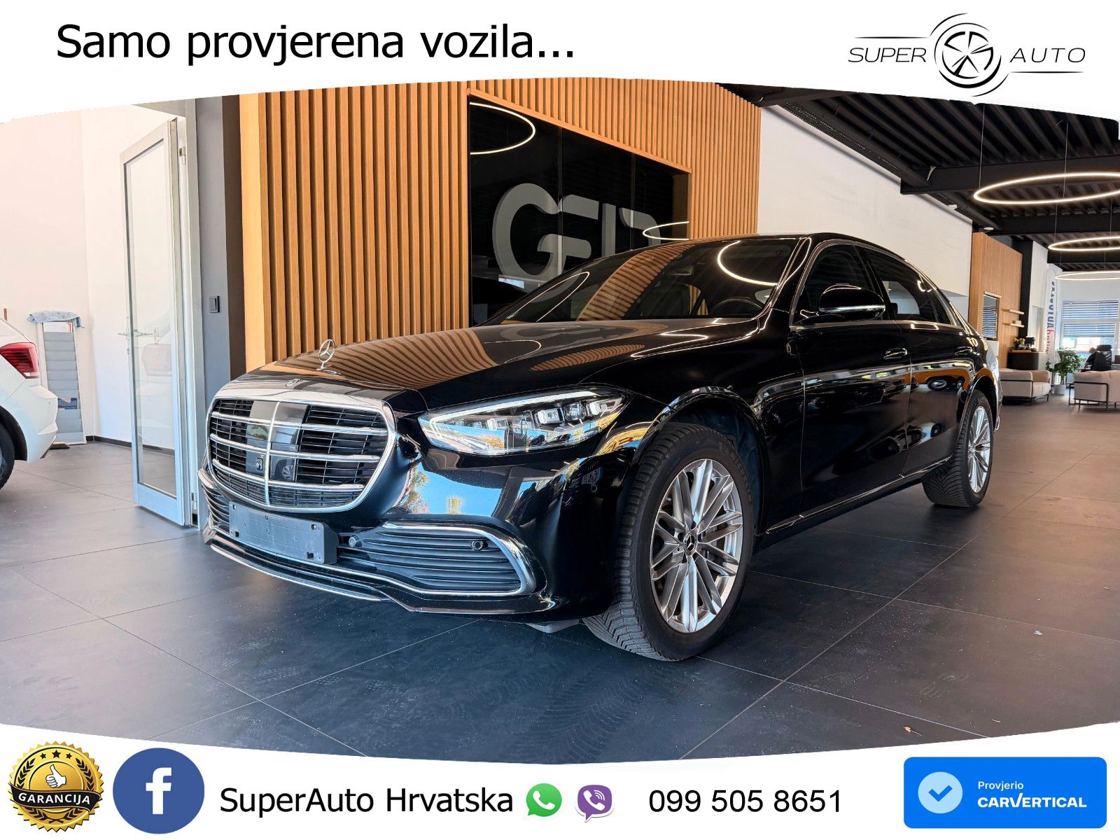 Mercedes S 580 V8 (503 KS) EQ Boost 4MATIC 9G-TRONIC ZRAČNI+ACC+4xGR SJED+360