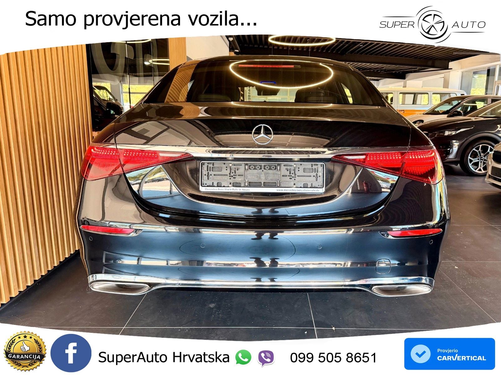 Mercedes S 580 V8 (503 KS) EQ Boost 4MATIC 9G-TRONIC ZRAČNI+ACC+4xGR SJED+360