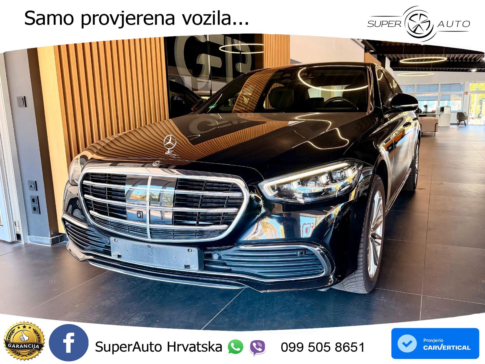 Mercedes S 580 V8 (503 KS) EQ Boost 4MATIC 9G-TRONIC ZRAČNI+ACC+4xGR SJED+360