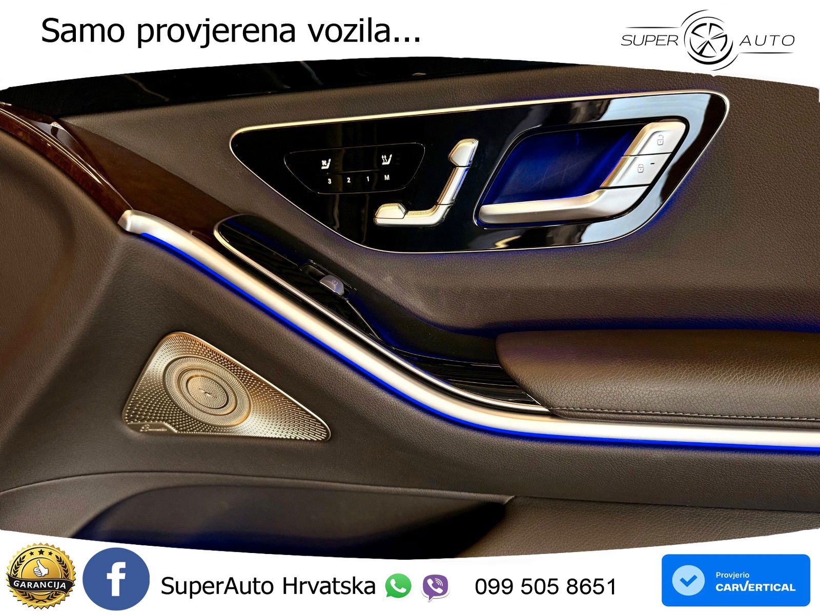 Mercedes S 580 V8 (503 KS) EQ Boost 4MATIC 9G-TRONIC ZRAČNI+ACC+4xGR SJED+360