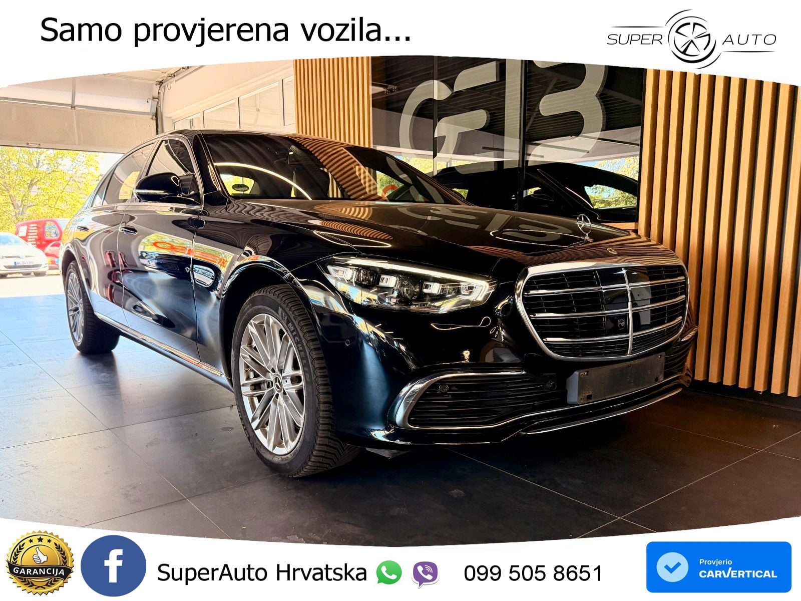 Mercedes S 580 V8 (503 KS) EQ Boost 4MATIC 9G-TRONIC ZRAČNI+ACC+4xGR SJED+360
