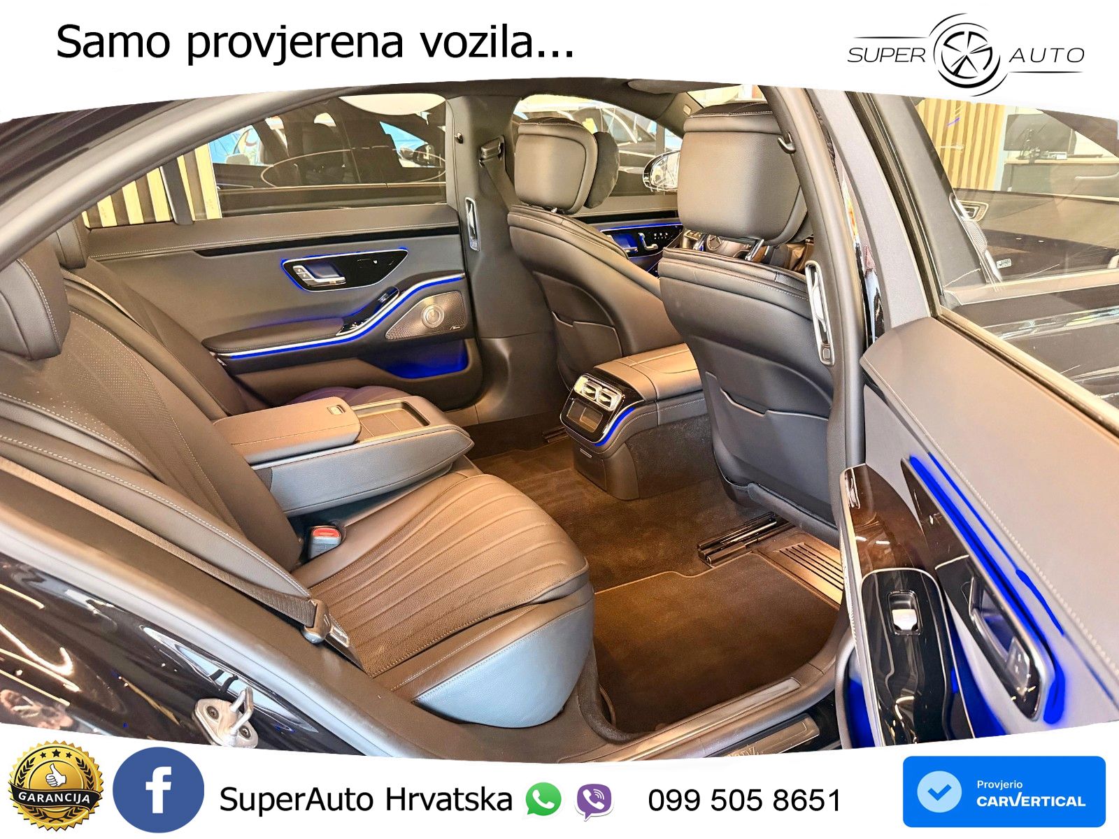 Mercedes S 580 V8 (503 KS) EQ Boost 4MATIC 9G-TRONIC ZRAČNI+ACC+4xGR SJED+360