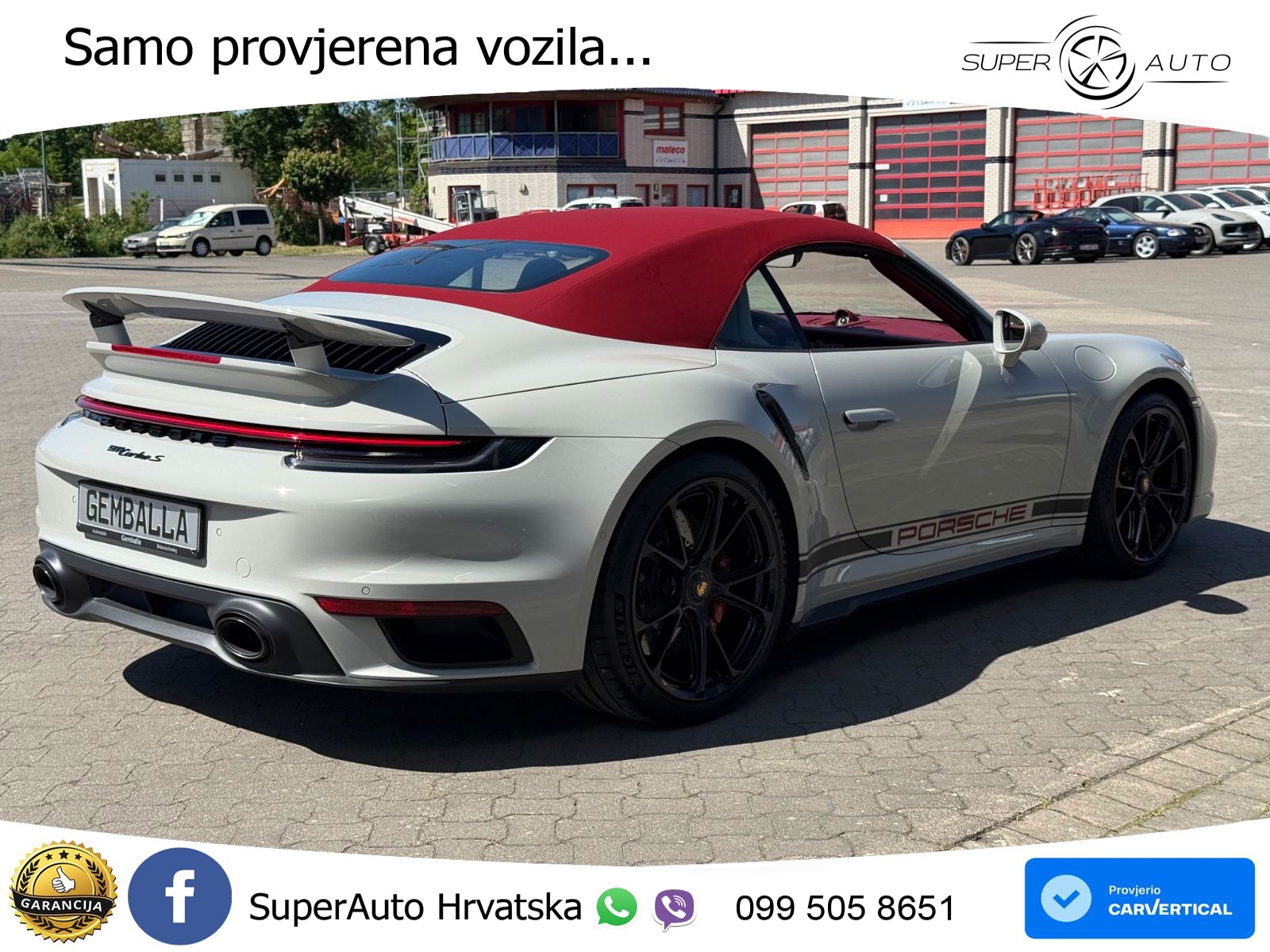 Porsche 911 Turbo S Cabriolet 3.8 (650 KS) PDK MATRIX+GR SJED+KAM