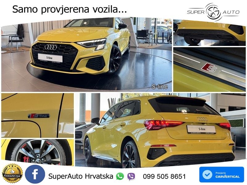 Audi A3 45 TFSIe (245 KS) S tronic S line LED+GR SJED+ACC