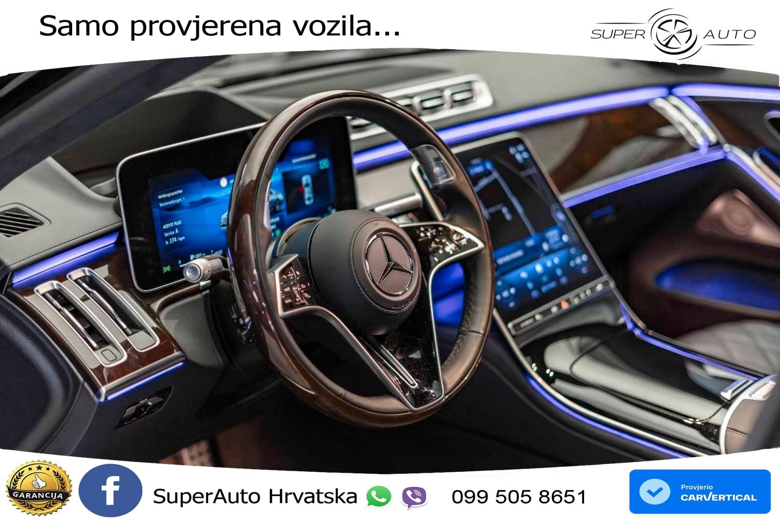 Mercedes S 500 Long (449 KS) EQ Boost 4MATIC 9G-TRONIC AMG LED+GR SJED+ACC