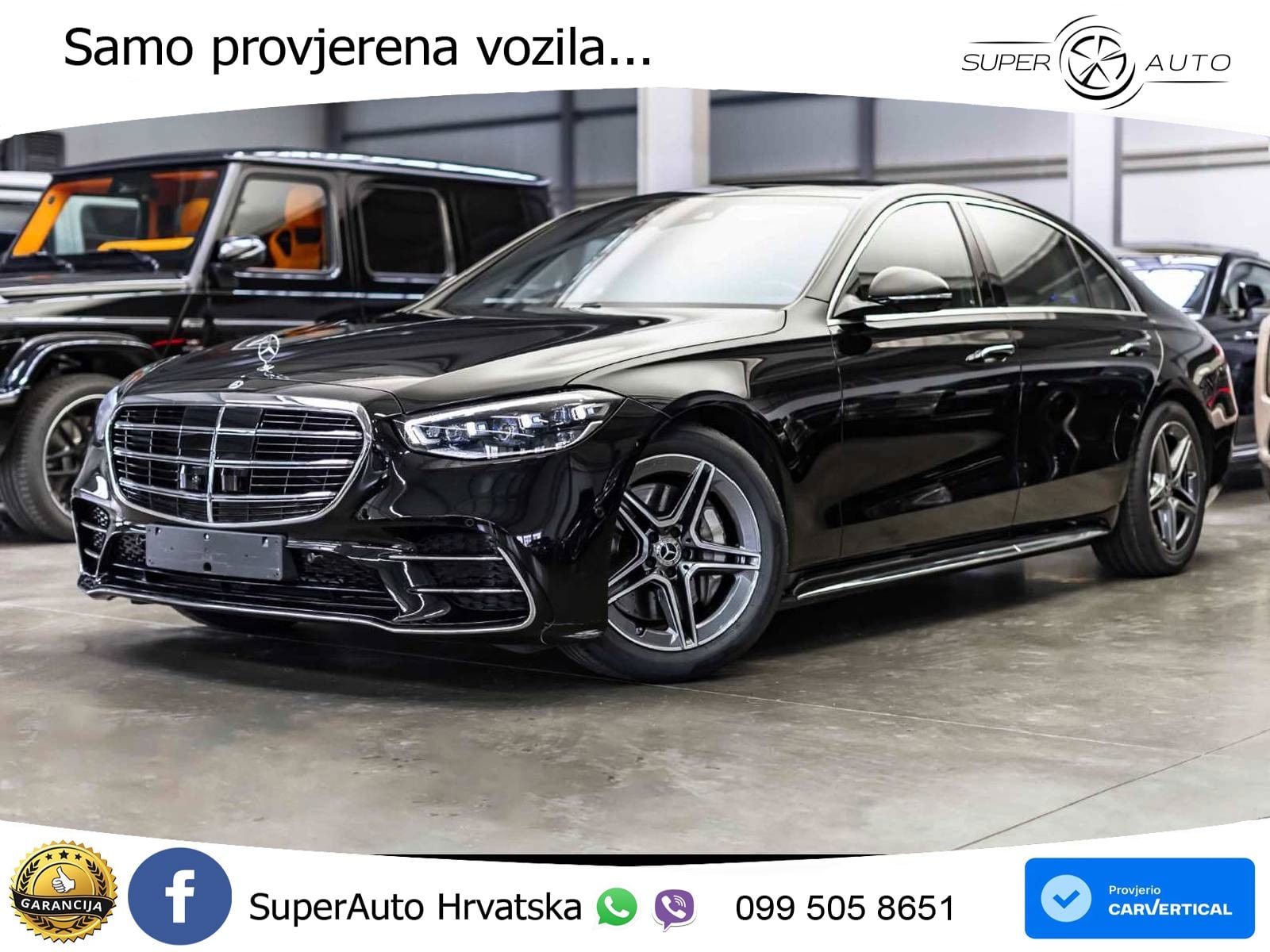 Mercedes S 500 Long (449 KS) EQ Boost 4MATIC 9G-TRONIC AMG LED+GR SJED+ACC