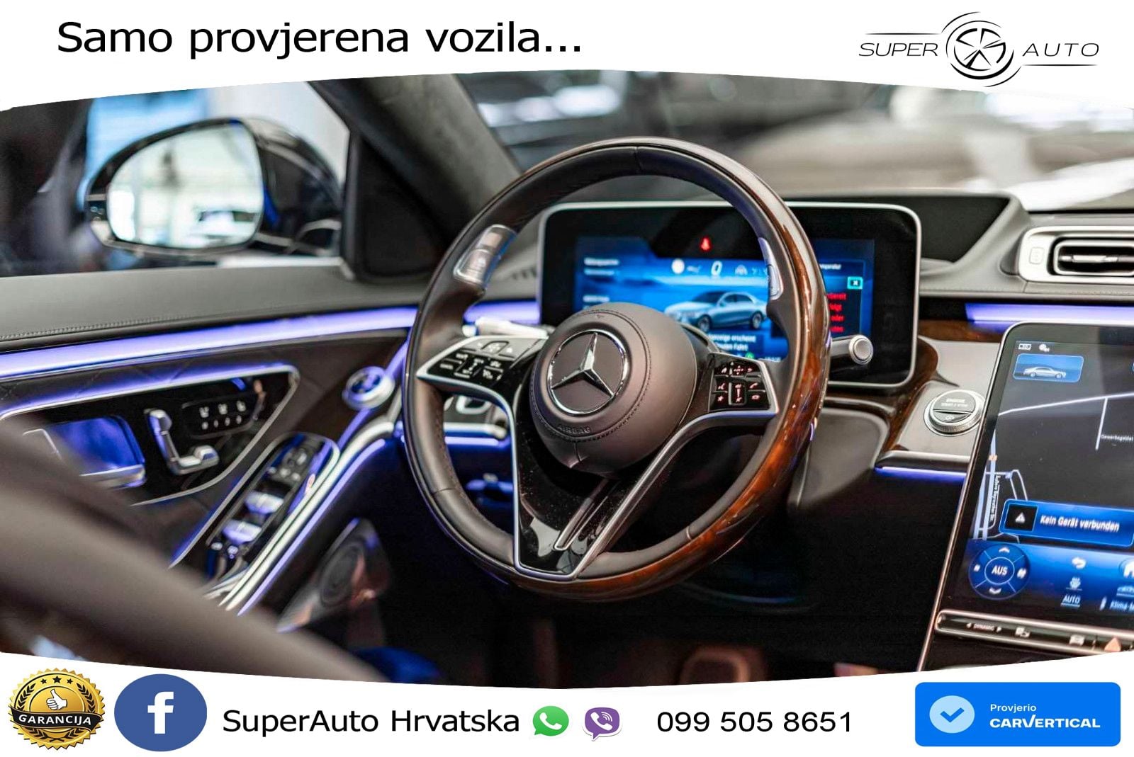 Mercedes S 500 Long (449 KS) EQ Boost 4MATIC 9G-TRONIC AMG LED+GR SJED+ACC