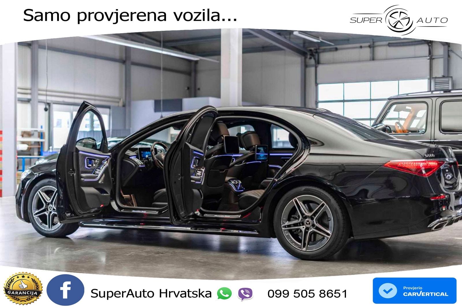 Mercedes S 500 Long (449 KS) EQ Boost 4MATIC 9G-TRONIC AMG LED+GR SJED+ACC