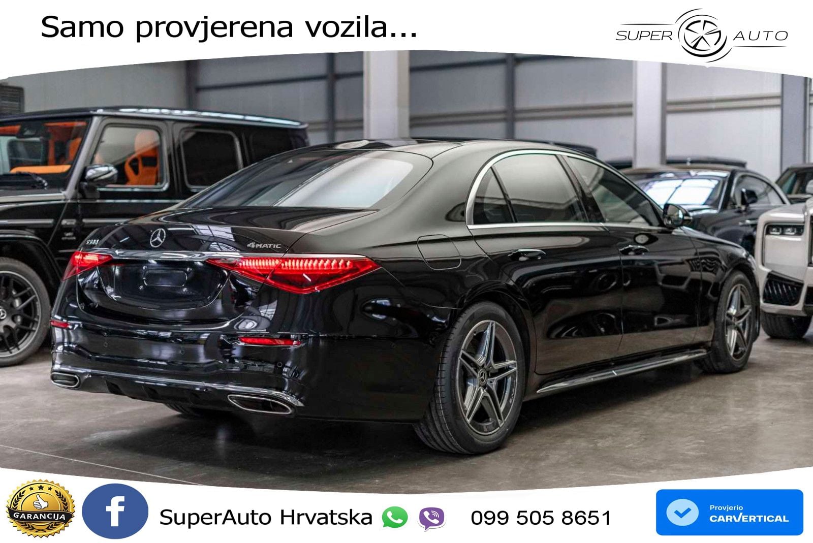 Mercedes S 500 Long (449 KS) EQ Boost 4MATIC 9G-TRONIC AMG LED+GR SJED+ACC