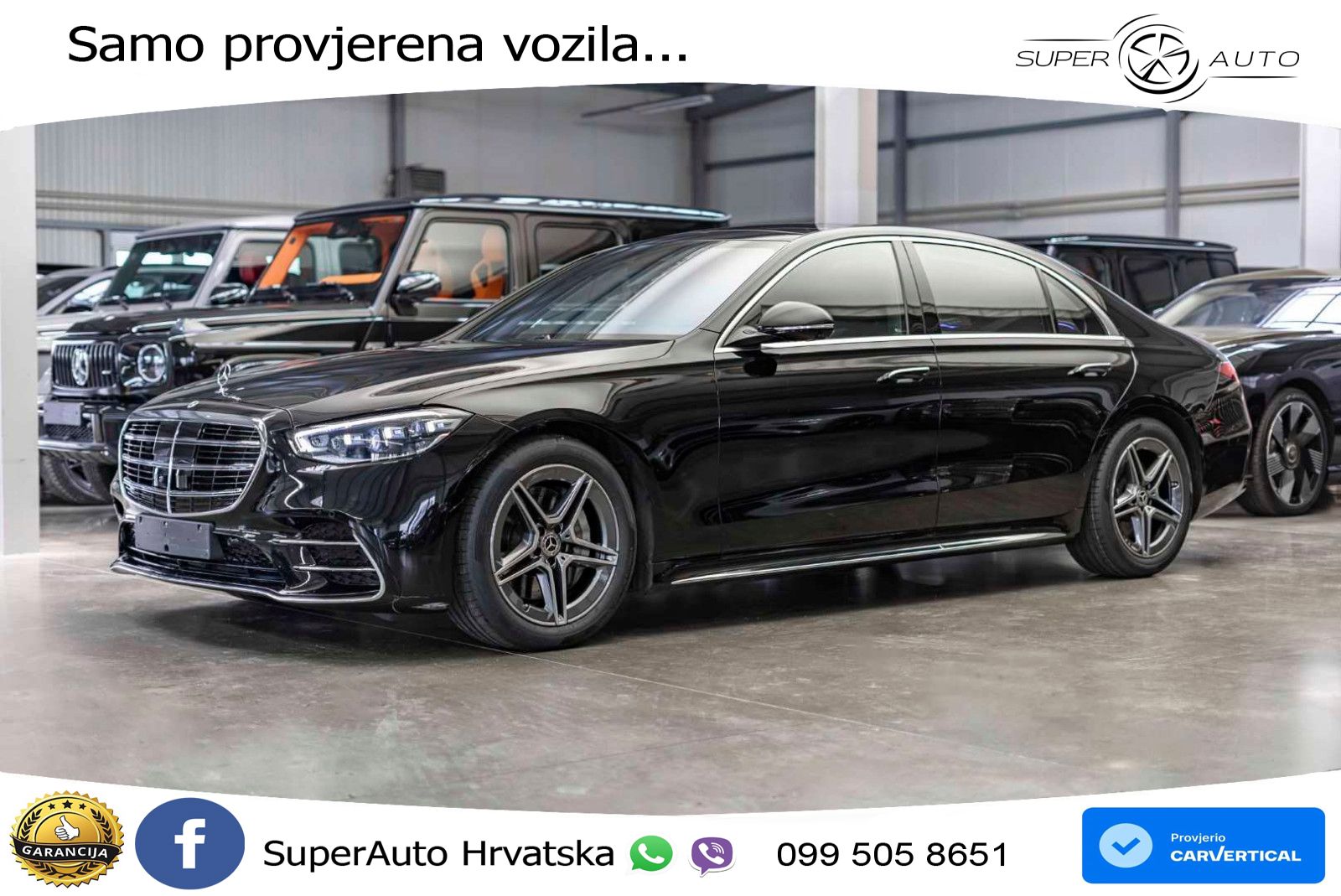 Mercedes S 500 Long (449 KS) EQ Boost 4MATIC 9G-TRONIC AMG LED+GR SJED+ACC