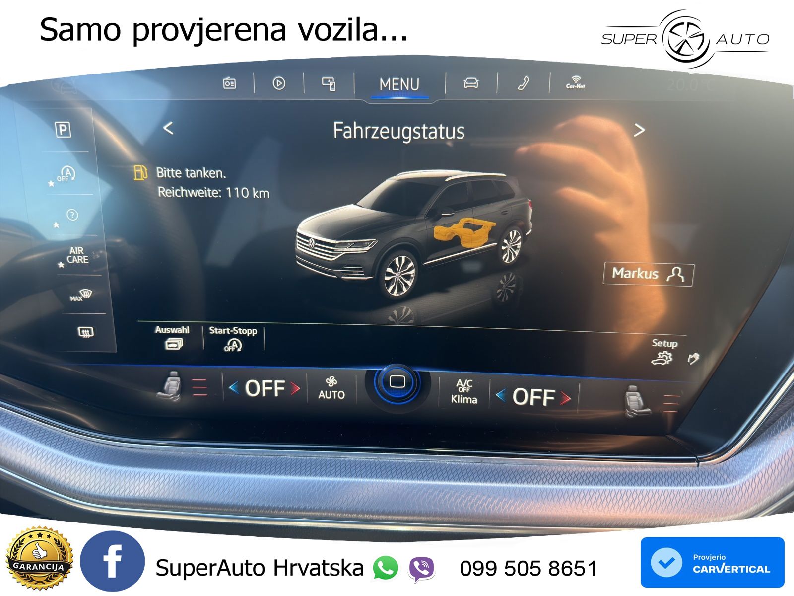 Volkswagen Touareg 3.0 V6 TDI (286 KS) 4MOTION Tiptronic R-Line LED+GR SJED+ACC