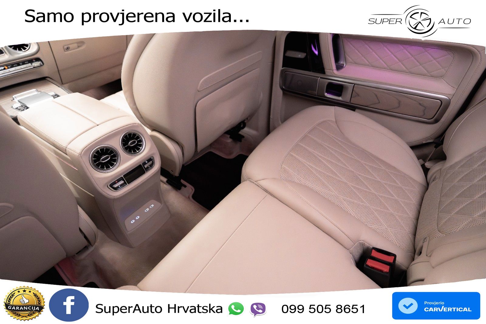 Mercedes AMG G 63 Long V8 (585 KS) 4MATIC 9G-TRONIC AMG SPEEDSHIFT TCT LED+GR SJED+ACC