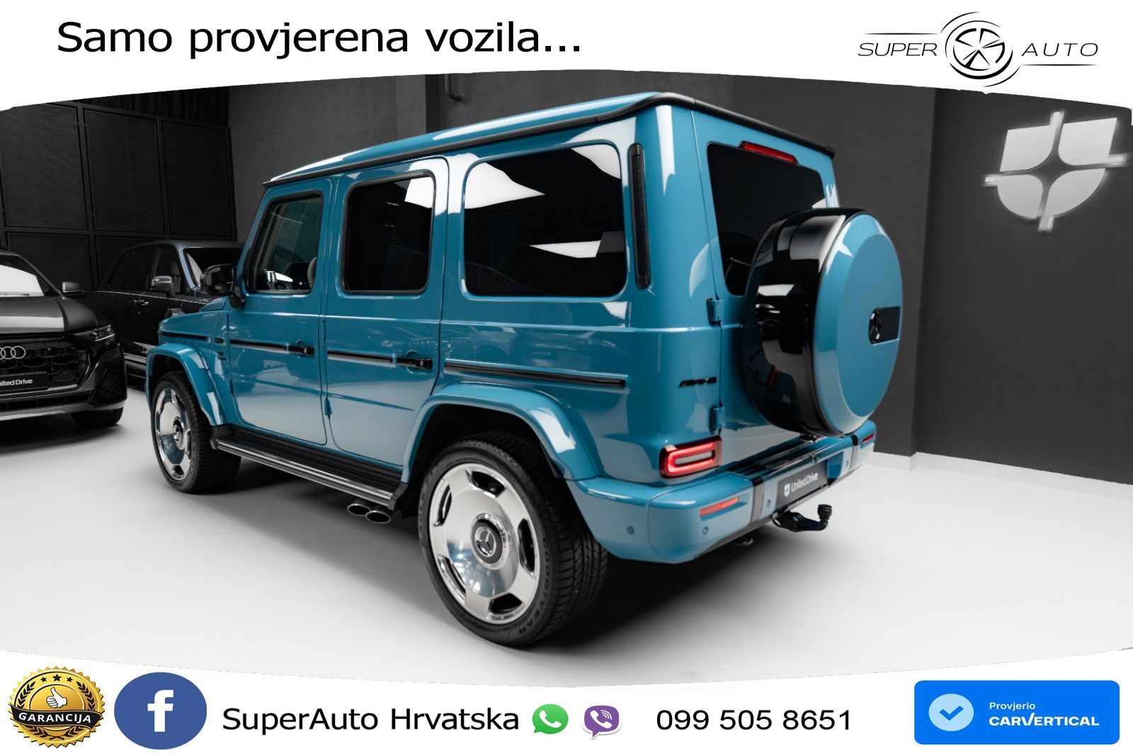 Mercedes AMG G 63 Long V8 (585 KS) 4MATIC 9G-TRONIC AMG SPEEDSHIFT TCT LED+GR SJED+ACC