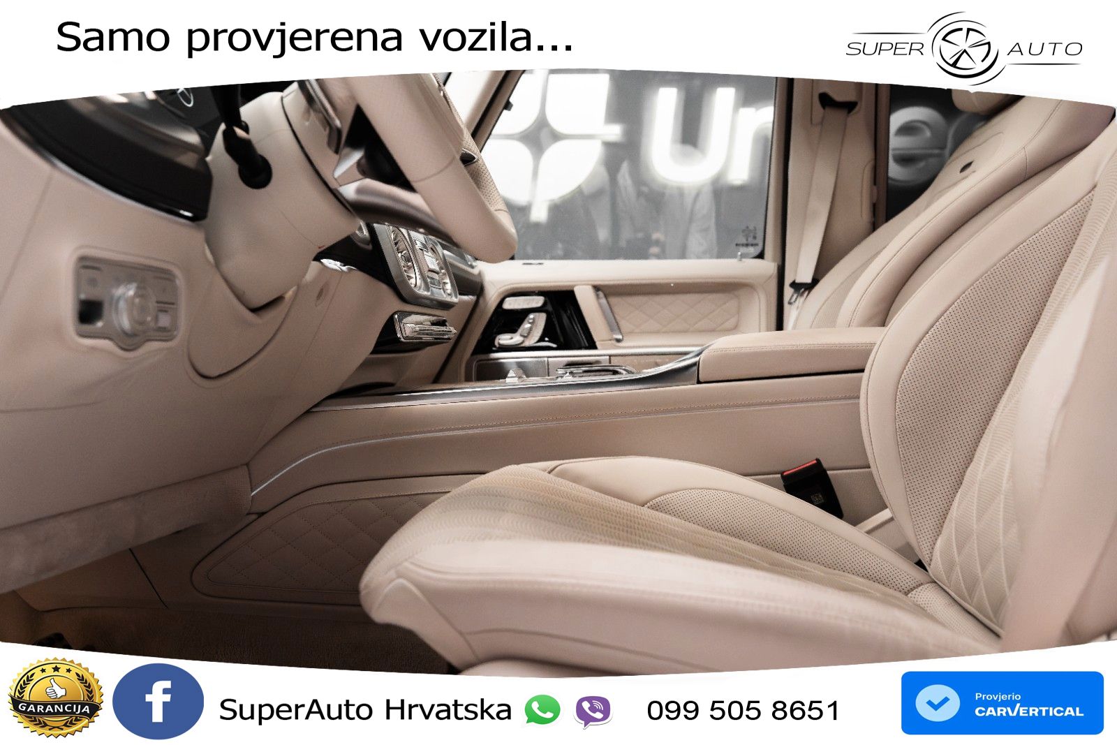 Mercedes AMG G 63 Long V8 (585 KS) 4MATIC 9G-TRONIC AMG SPEEDSHIFT TCT LED+GR SJED+ACC
