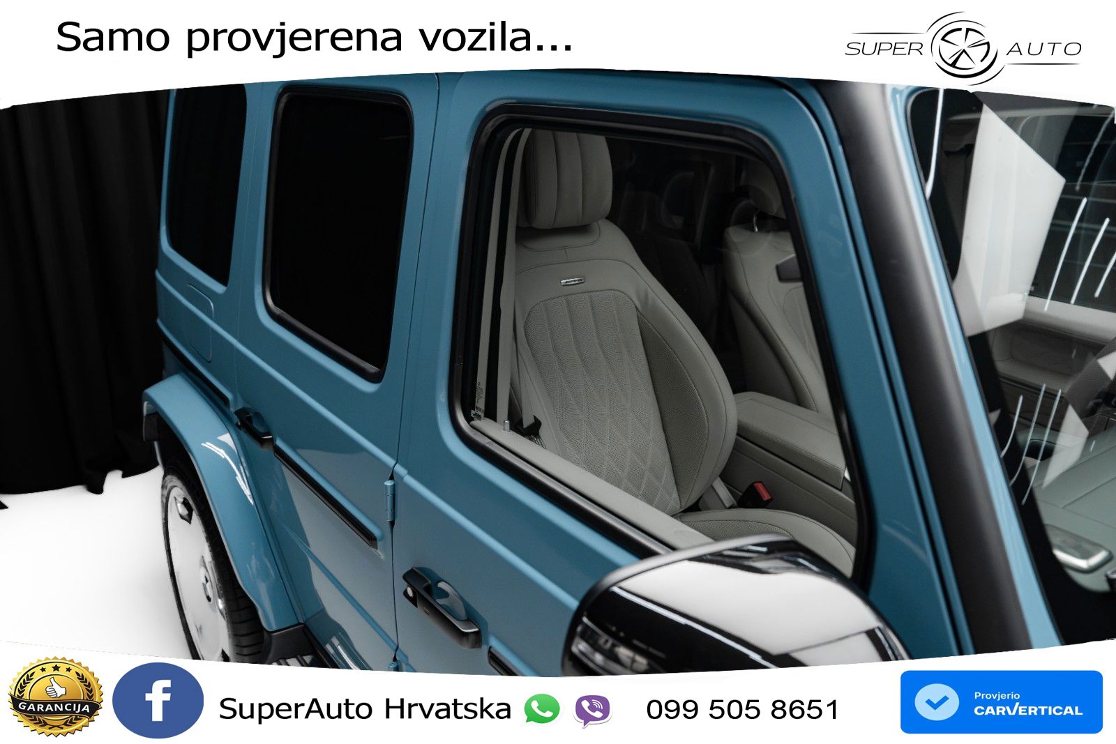 Mercedes AMG G 63 Long V8 (585 KS) 4MATIC 9G-TRONIC AMG SPEEDSHIFT TCT LED+GR SJED+ACC