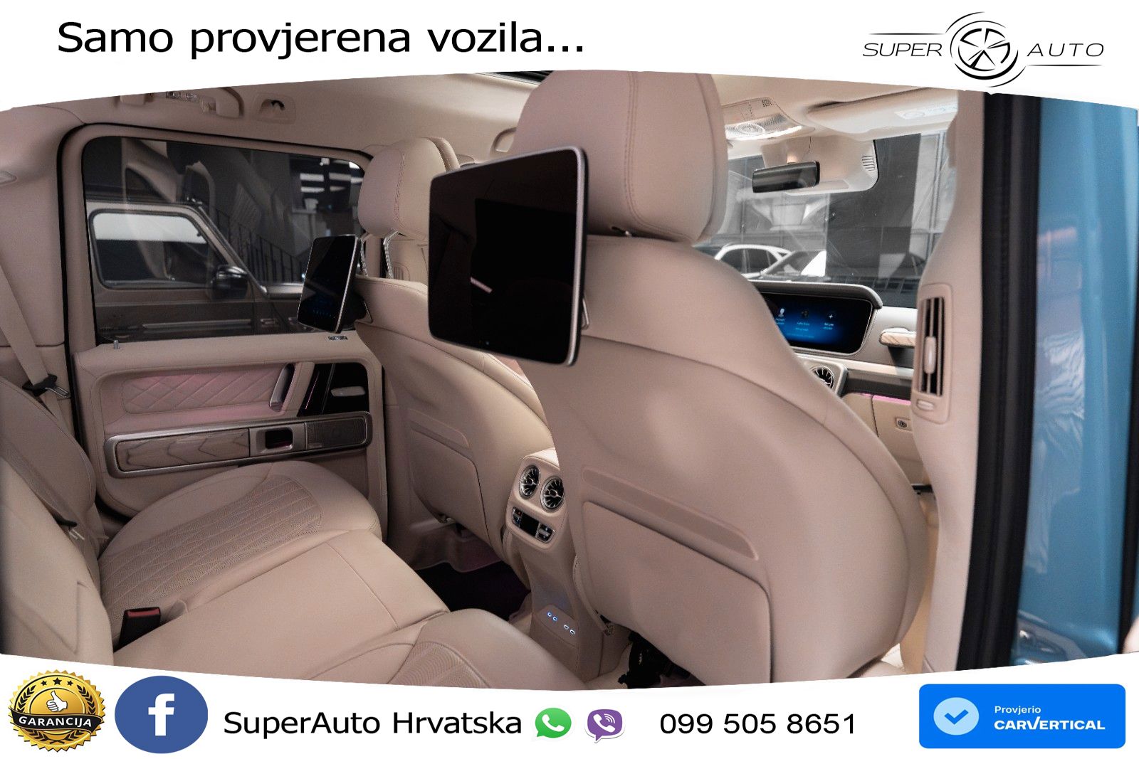 Mercedes AMG G 63 Long V8 (585 KS) 4MATIC 9G-TRONIC AMG SPEEDSHIFT TCT LED+GR SJED+ACC