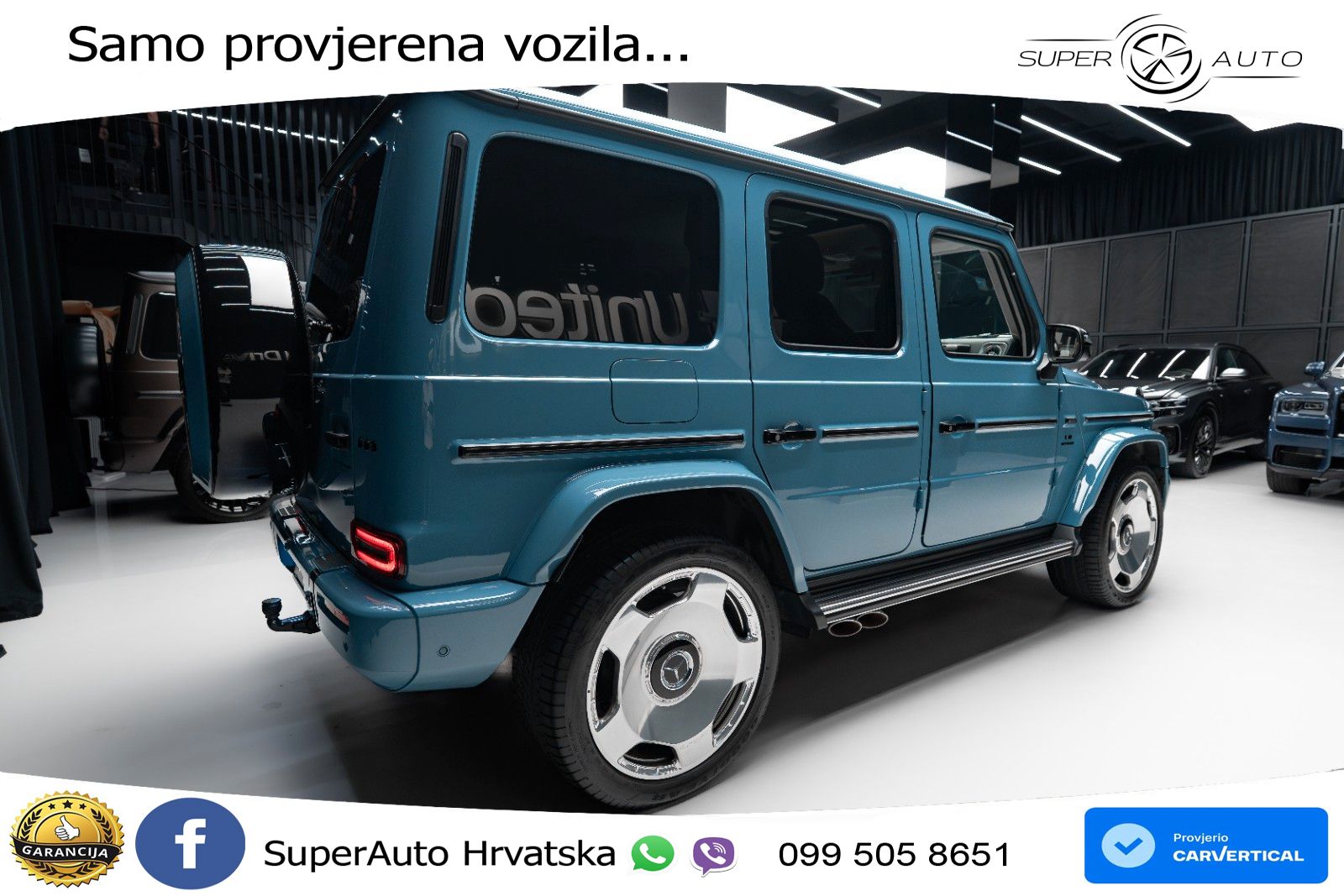 Mercedes AMG G 63 Long V8 (585 KS) 4MATIC 9G-TRONIC AMG SPEEDSHIFT TCT LED+GR SJED+ACC