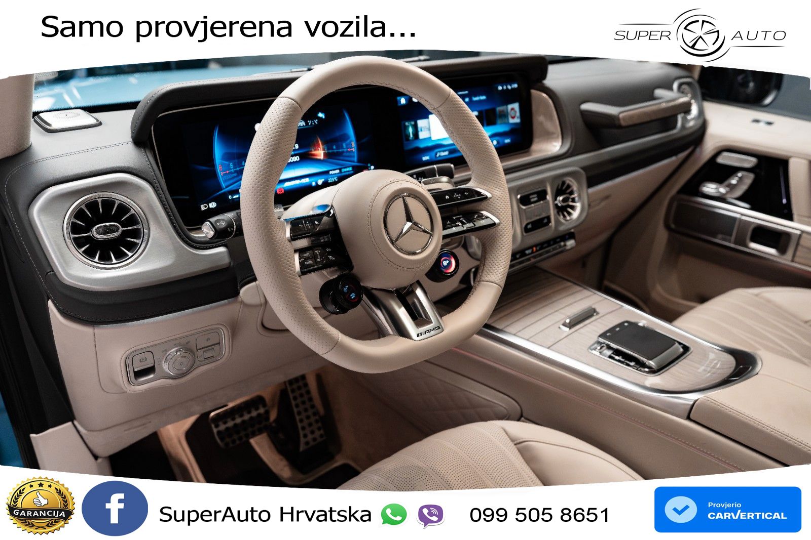 Mercedes AMG G 63 Long V8 (585 KS) 4MATIC 9G-TRONIC AMG SPEEDSHIFT TCT LED+GR SJED+ACC