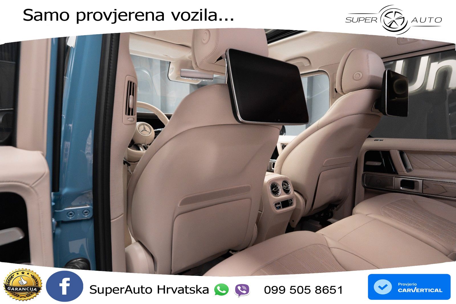 Mercedes AMG G 63 Long V8 (585 KS) 4MATIC 9G-TRONIC AMG SPEEDSHIFT TCT LED+GR SJED+ACC