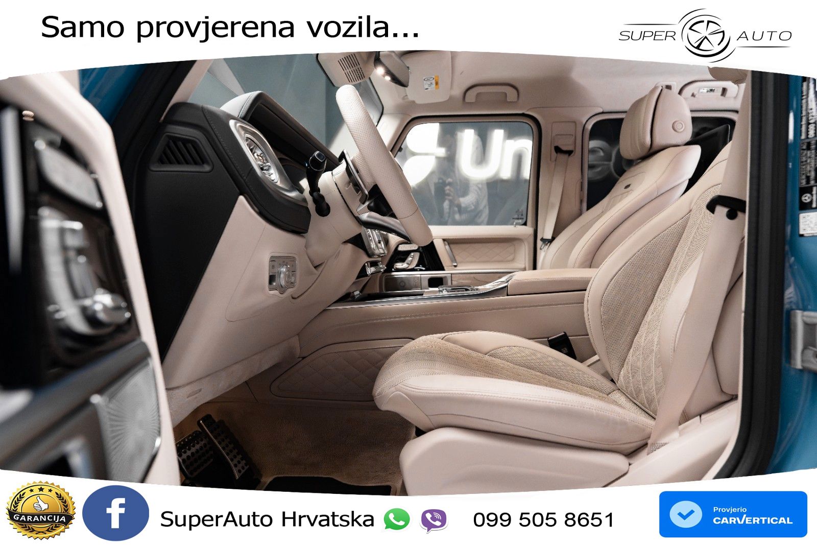 Mercedes AMG G 63 Long V8 (585 KS) 4MATIC 9G-TRONIC AMG SPEEDSHIFT TCT LED+GR SJED+ACC