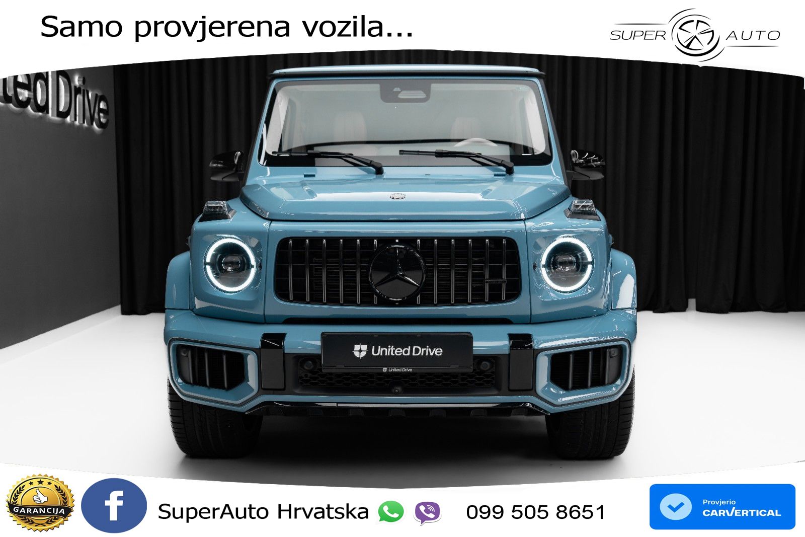 Mercedes AMG G 63 Long V8 (585 KS) 4MATIC 9G-TRONIC AMG SPEEDSHIFT TCT LED+GR SJED+ACC