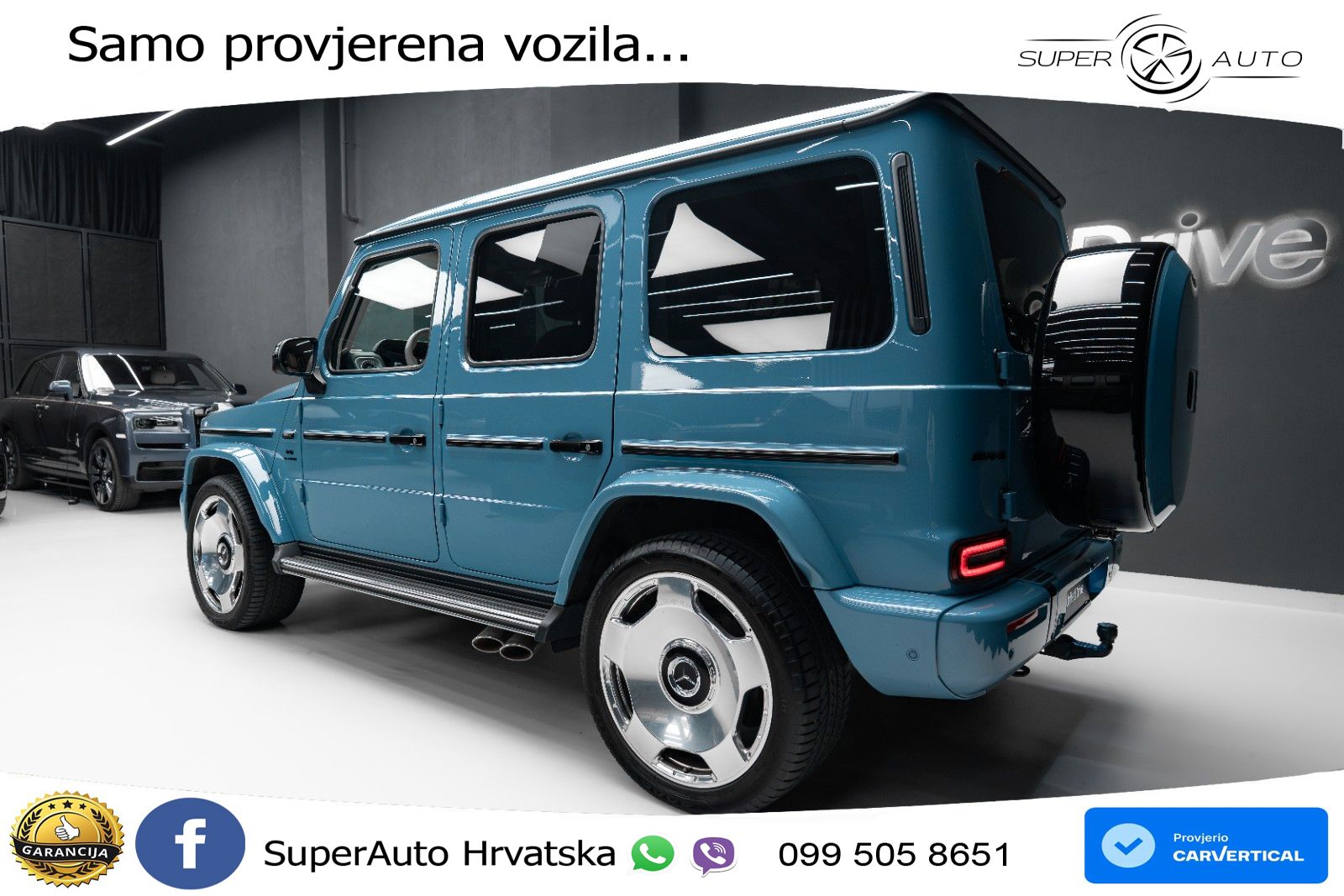 Mercedes AMG G 63 Long V8 (585 KS) 4MATIC 9G-TRONIC AMG SPEEDSHIFT TCT LED+GR SJED+ACC