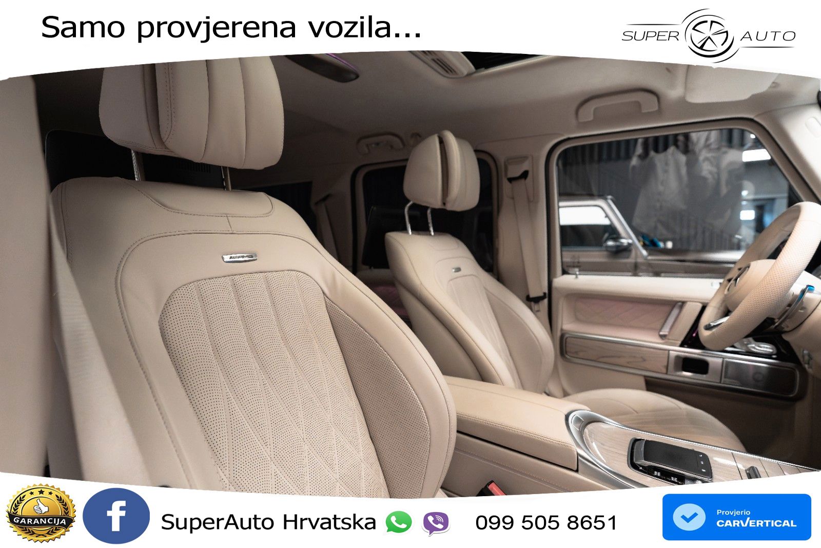 Mercedes AMG G 63 Long V8 (585 KS) 4MATIC 9G-TRONIC AMG SPEEDSHIFT TCT LED+GR SJED+ACC