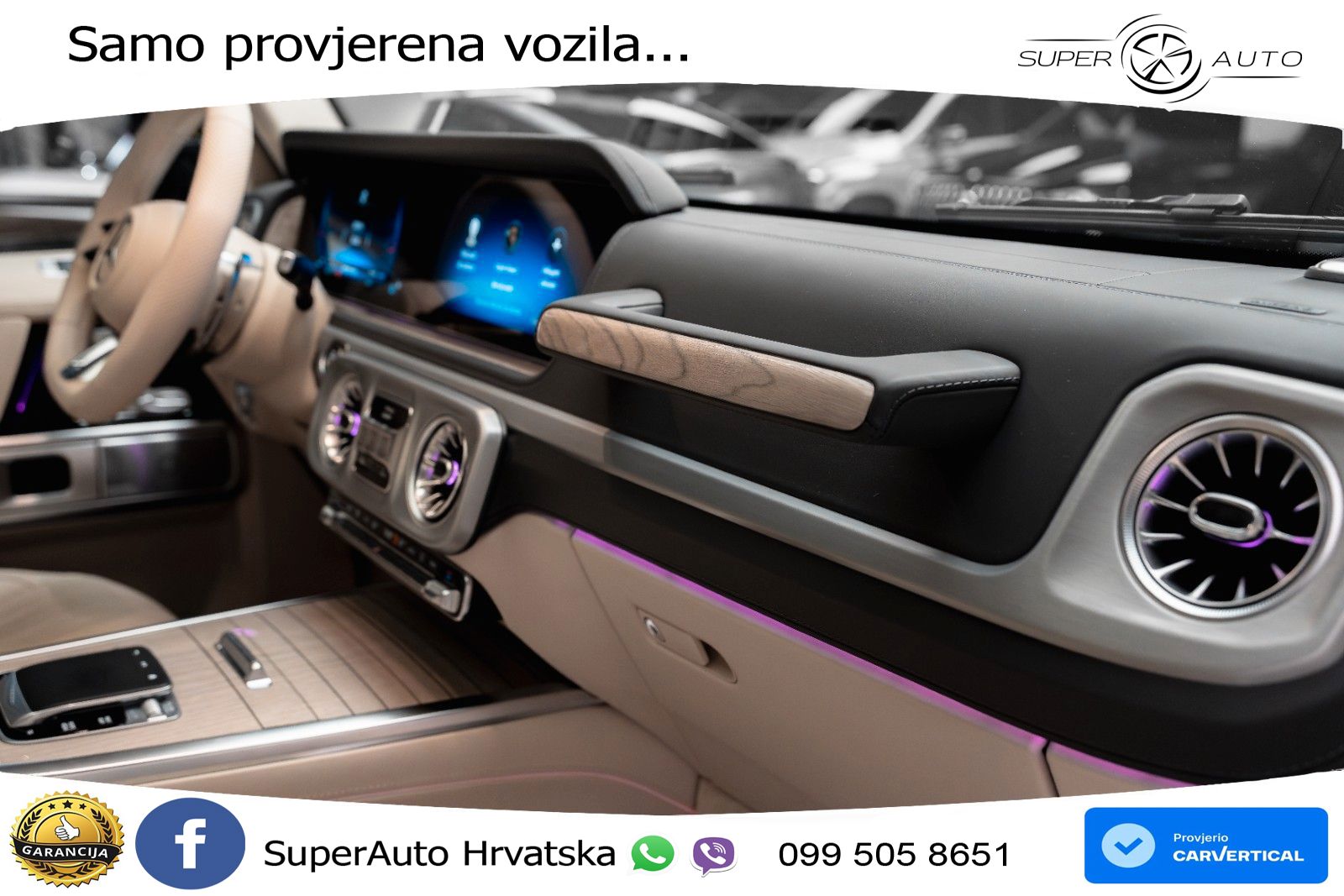 Mercedes AMG G 63 Long V8 (585 KS) 4MATIC 9G-TRONIC AMG SPEEDSHIFT TCT LED+GR SJED+ACC