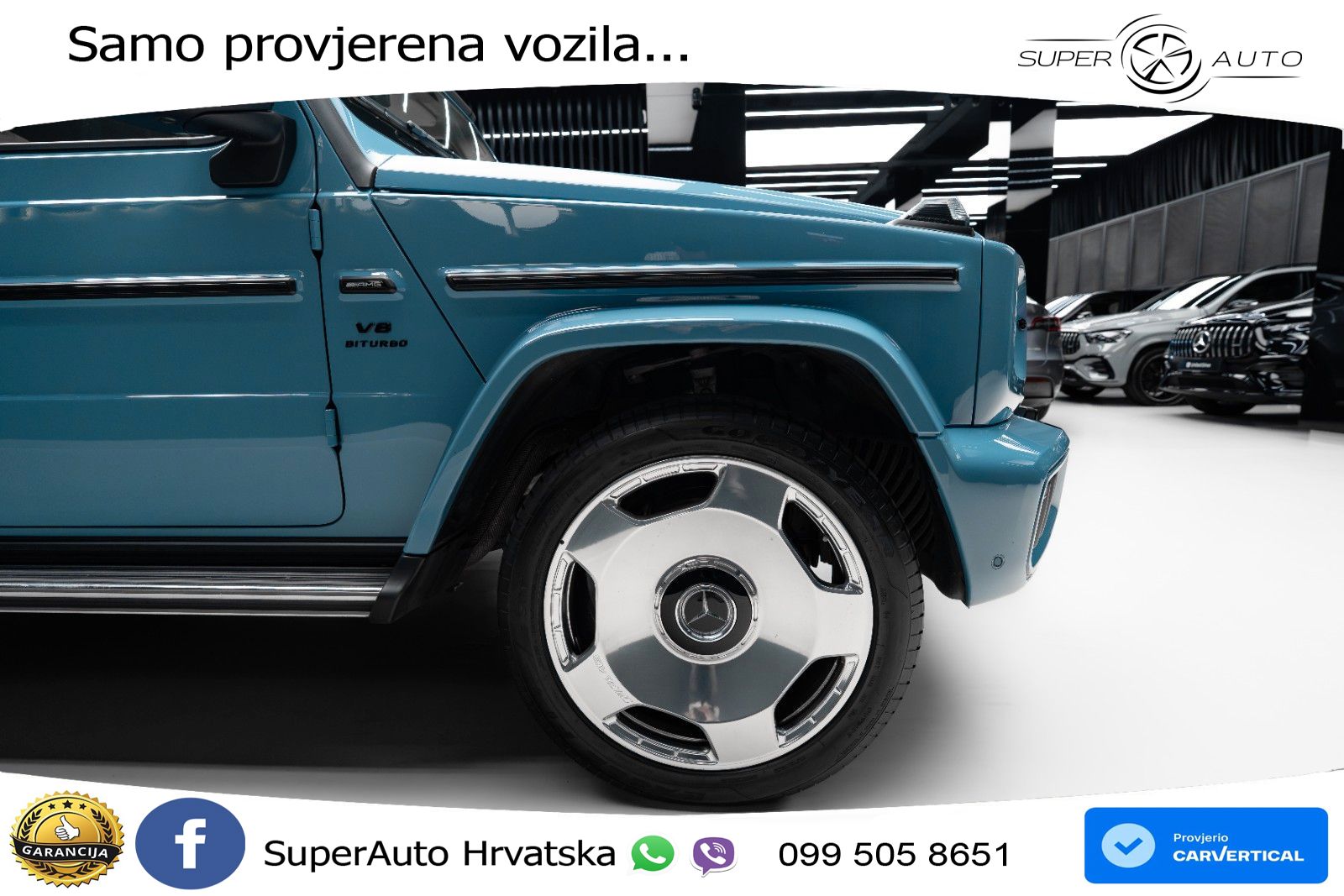 Mercedes AMG G 63 Long V8 (585 KS) 4MATIC 9G-TRONIC AMG SPEEDSHIFT TCT LED+GR SJED+ACC