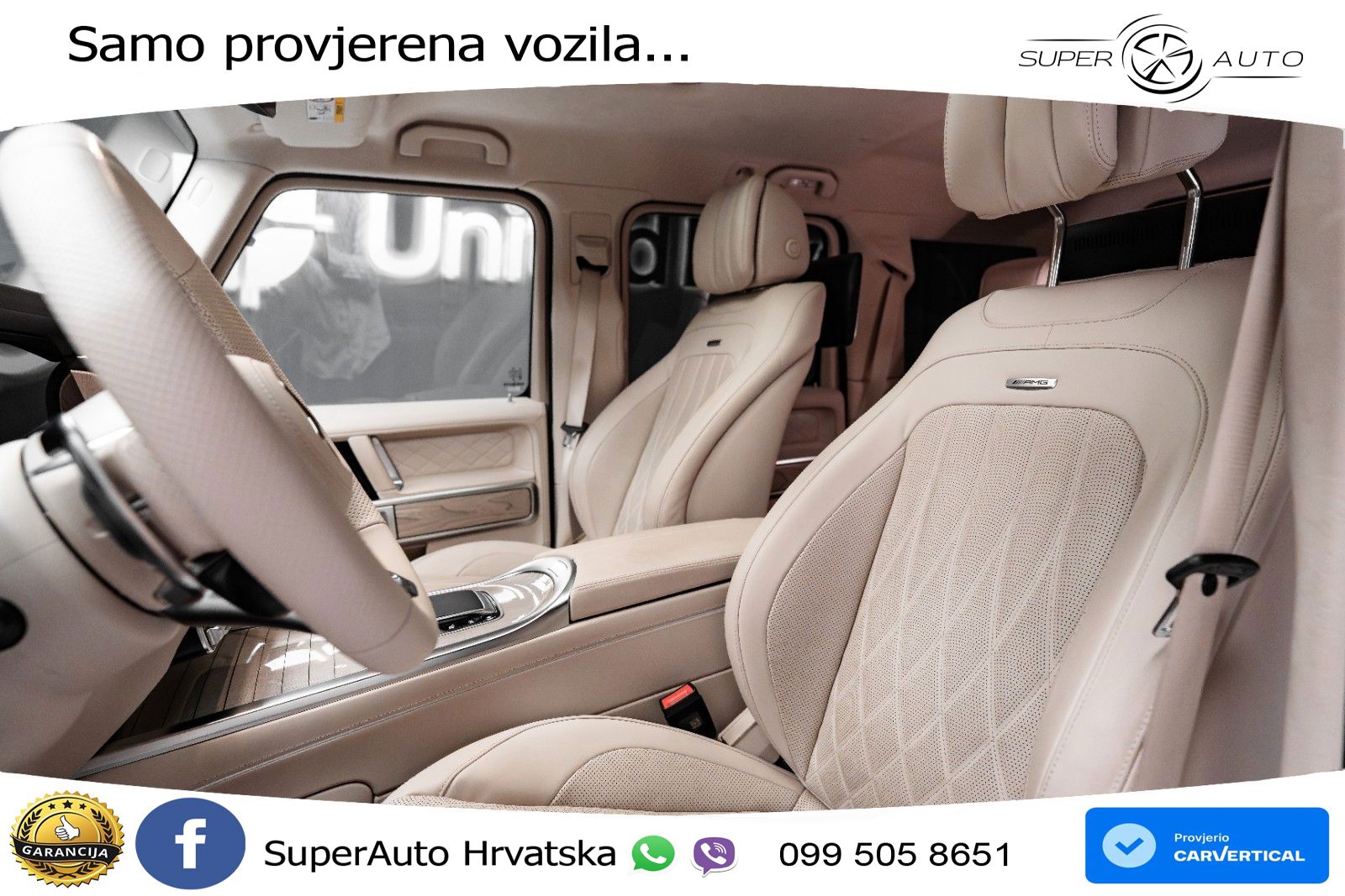 Mercedes AMG G 63 Long V8 (585 KS) 4MATIC 9G-TRONIC AMG SPEEDSHIFT TCT LED+GR SJED+ACC
