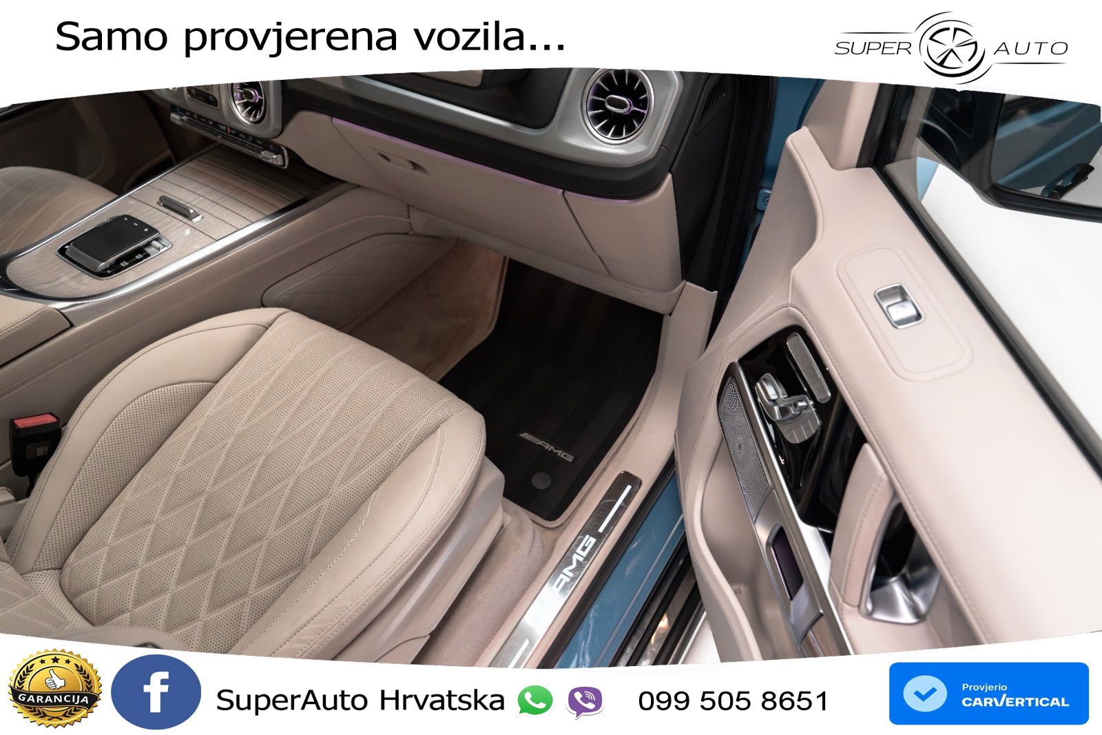 Mercedes AMG G 63 Long V8 (585 KS) 4MATIC 9G-TRONIC AMG SPEEDSHIFT TCT LED+GR SJED+ACC