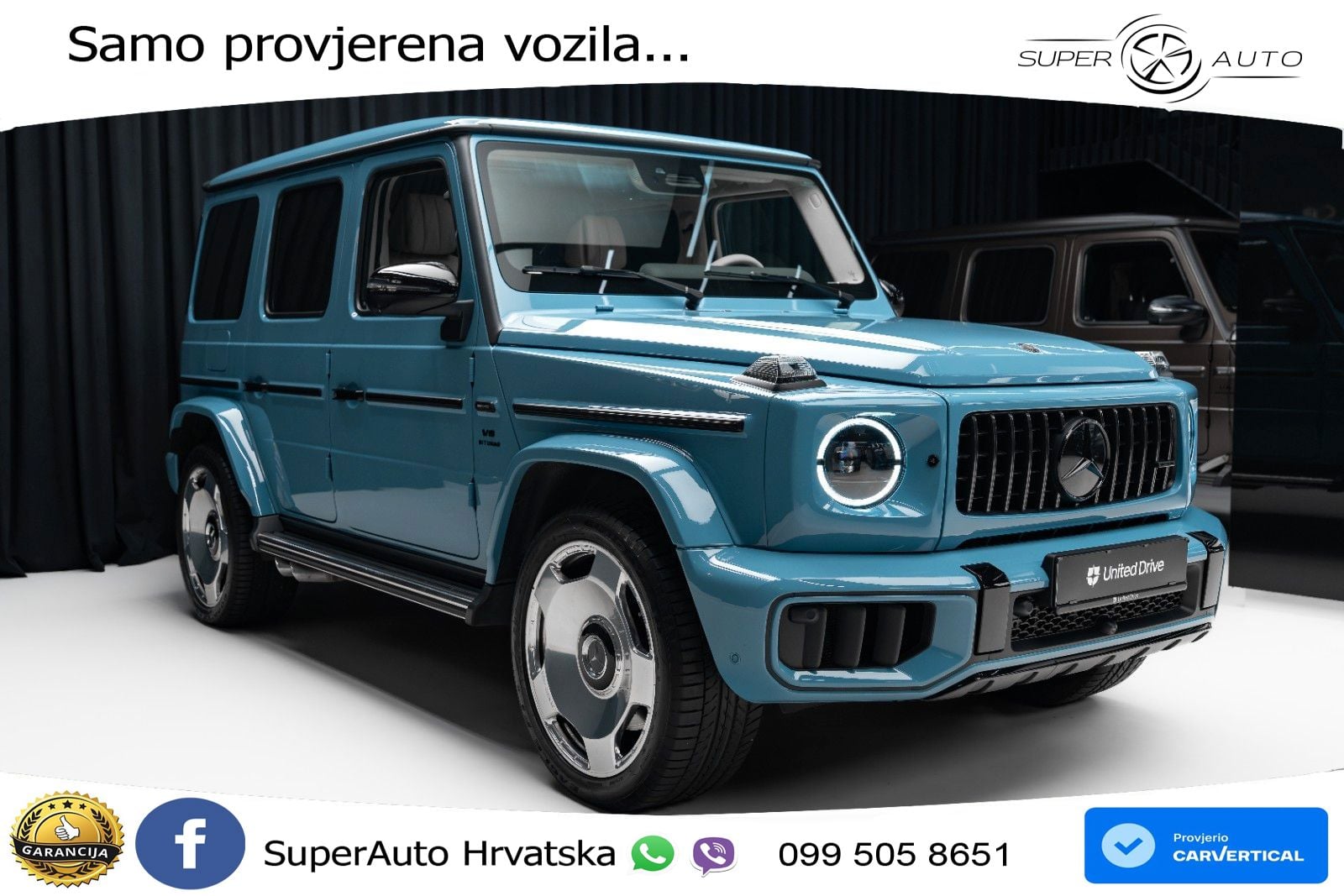 Mercedes AMG G 63 Long V8 (585 KS) 4MATIC 9G-TRONIC AMG SPEEDSHIFT TCT LED+GR SJED+ACC