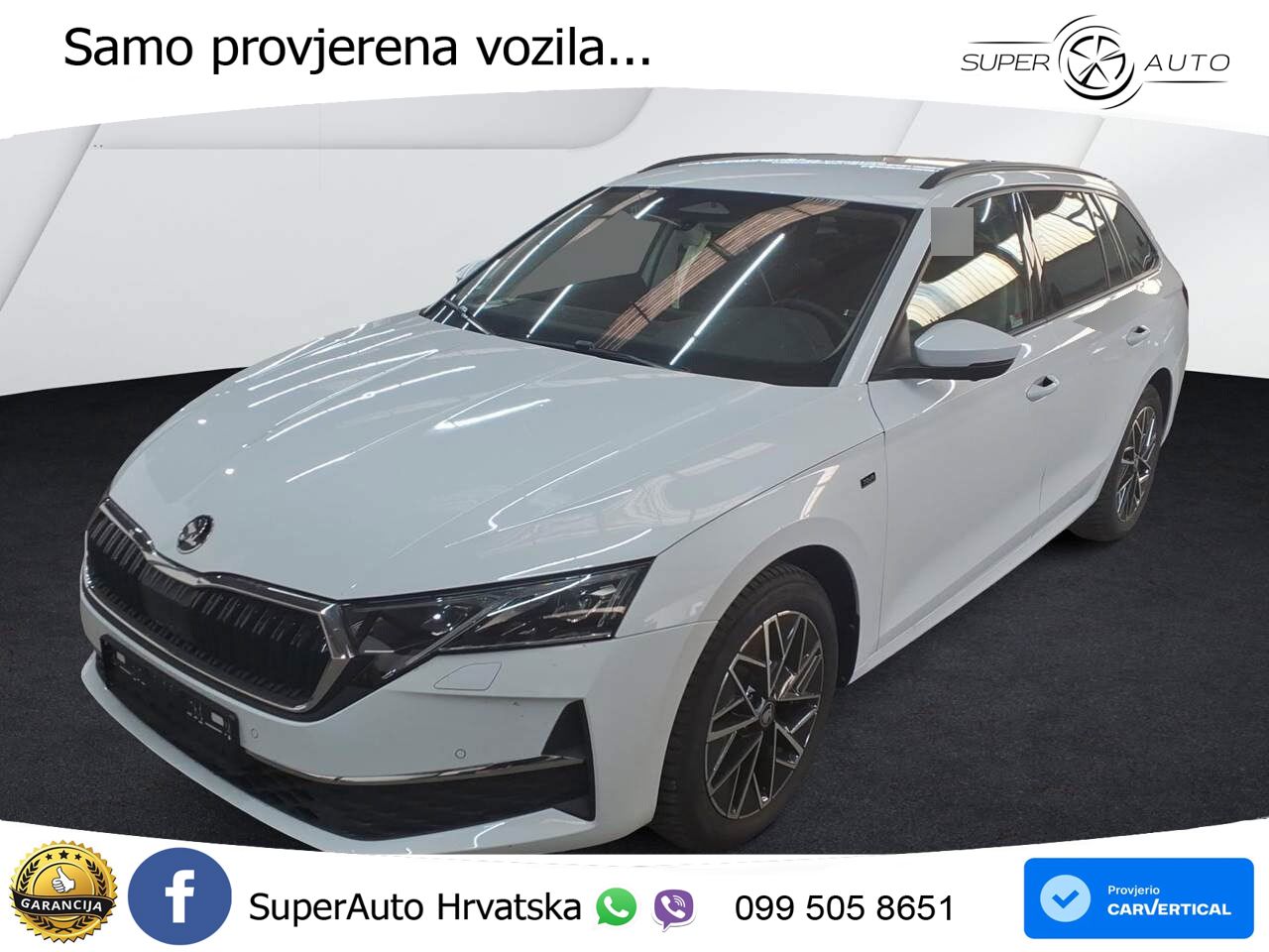 Škoda Octavia Combi 2.0 TDI (150 KS) DSG LED+GR SJED+ACC