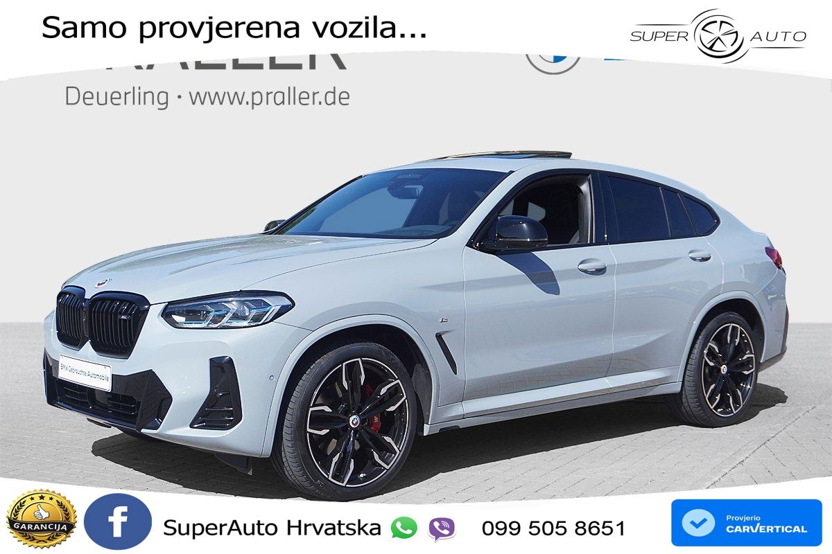 BMW X4 M40d (340 KS) xDrive Steptronic ACC+HEAD+4xGR SJED+360+PANO