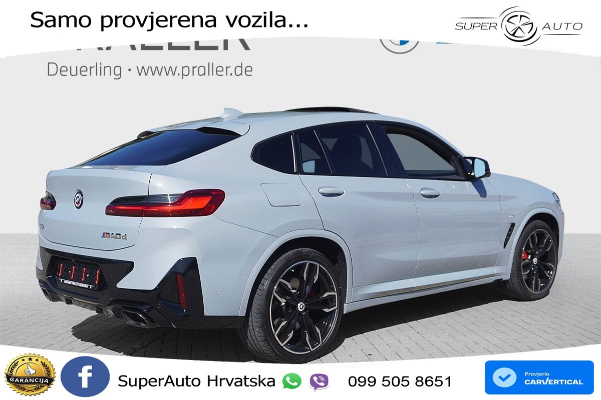 BMW X4 M40d (340 KS) xDrive Steptronic ACC+HEAD+4xGR SJED+360+PANO