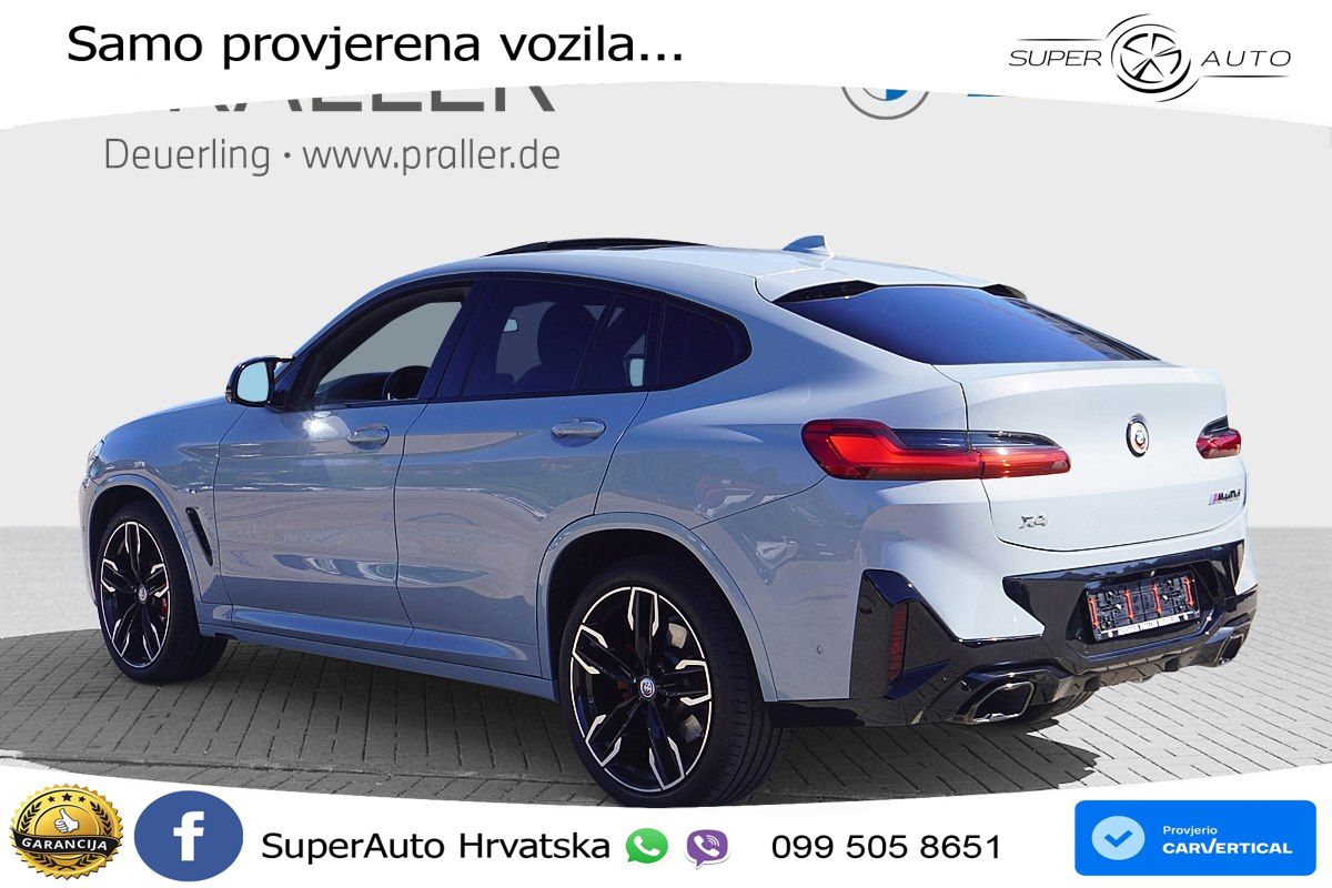 BMW X4 M40d (340 KS) xDrive Steptronic ACC+HEAD+4xGR SJED+360+PANO
