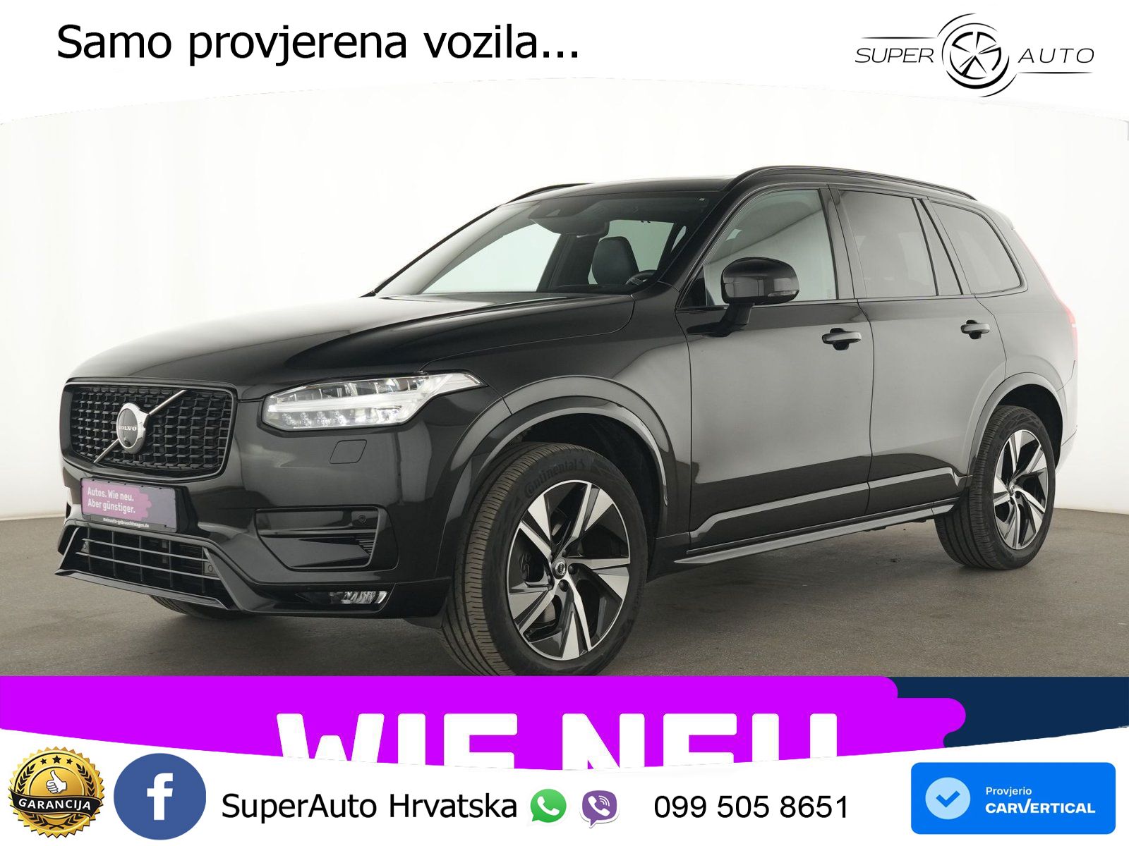 Volvo XC90 2.0 B5 Diesel AWD Automatic ACC+HEAD+GR SJED+360+PANO