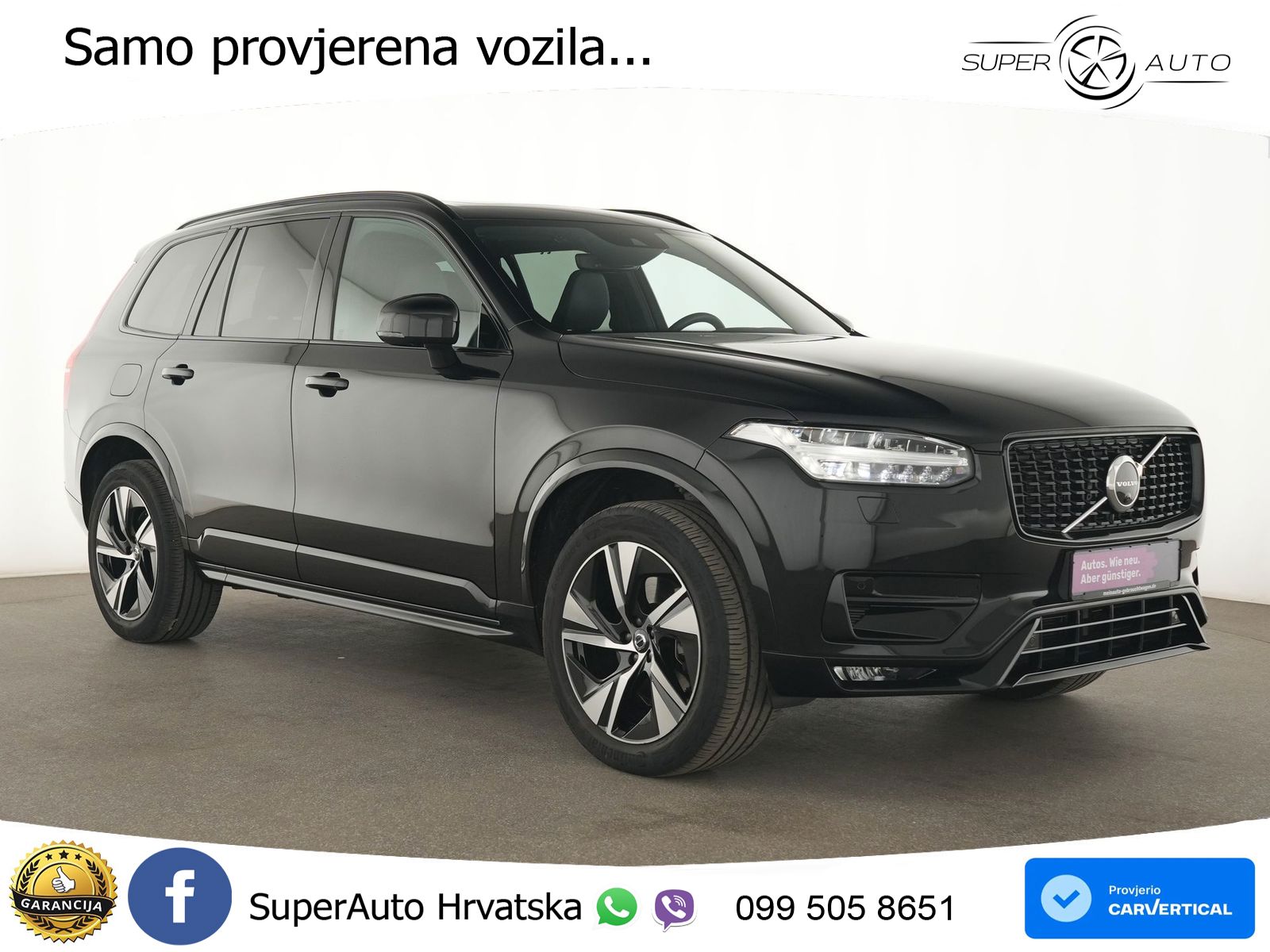 Volvo XC90 2.0 B5 Diesel AWD Automatic ACC+HEAD+GR SJED+360+PANO