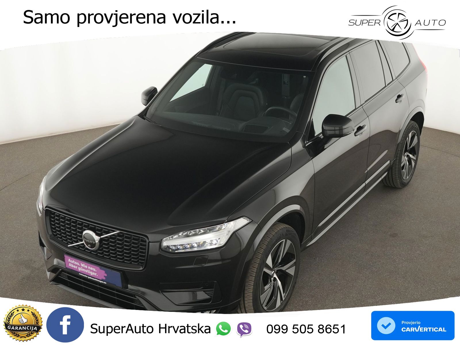 Volvo XC90 2.0 B5 Diesel AWD Automatic ACC+HEAD+GR SJED+360+PANO