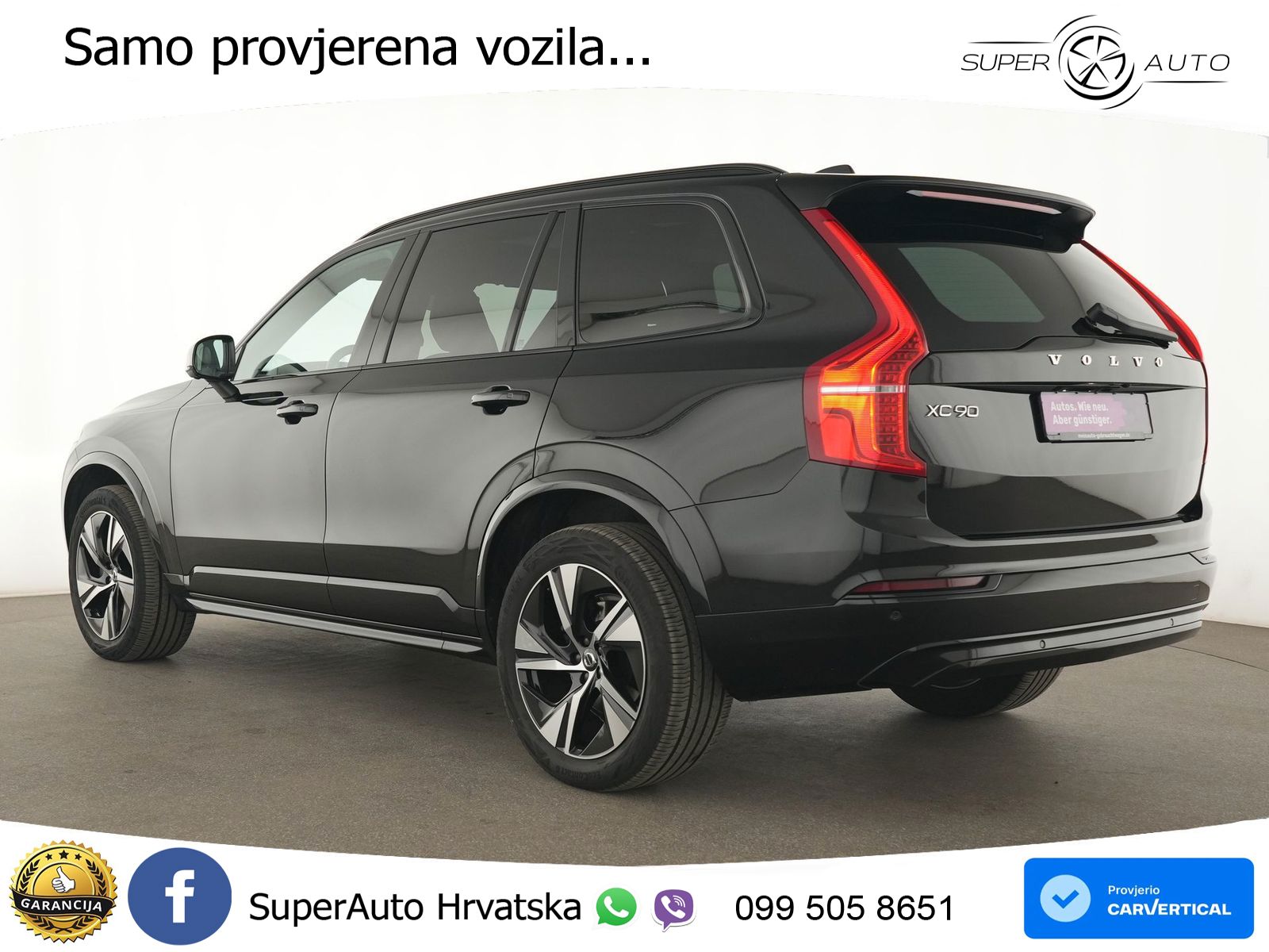 Volvo XC90 2.0 B5 Diesel AWD Automatic ACC+HEAD+GR SJED+360+PANO