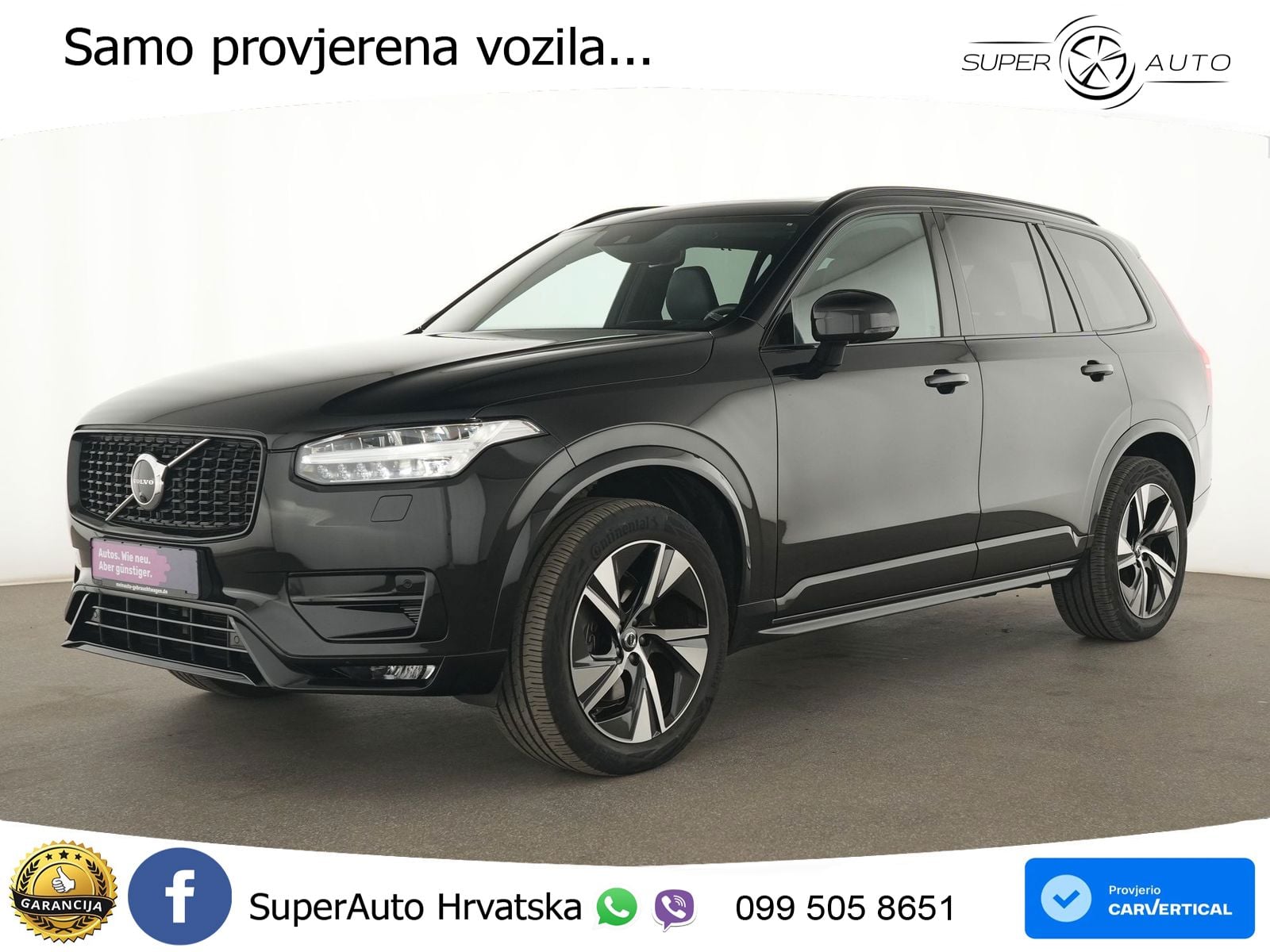Volvo XC90 2.0 B5 Diesel AWD Automatic ACC+HEAD+GR SJED+360+PANO
