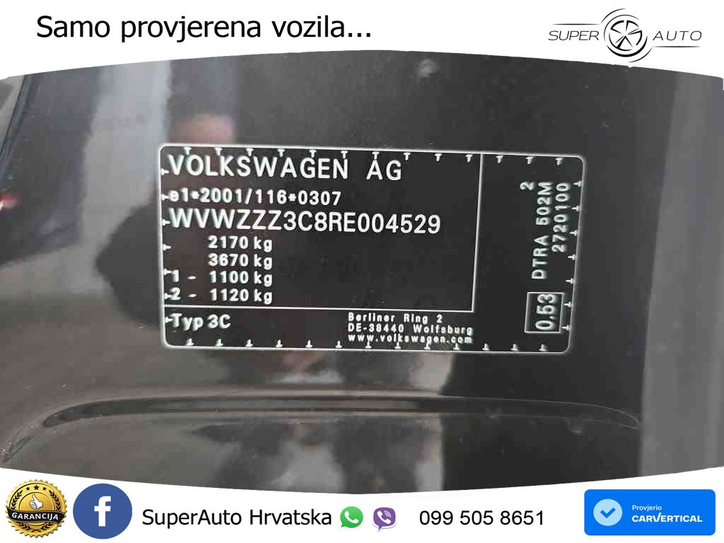 Volkswagen Passat Variant 2.0 TDI (122 KS) DSG LED+GR SJED+ACC